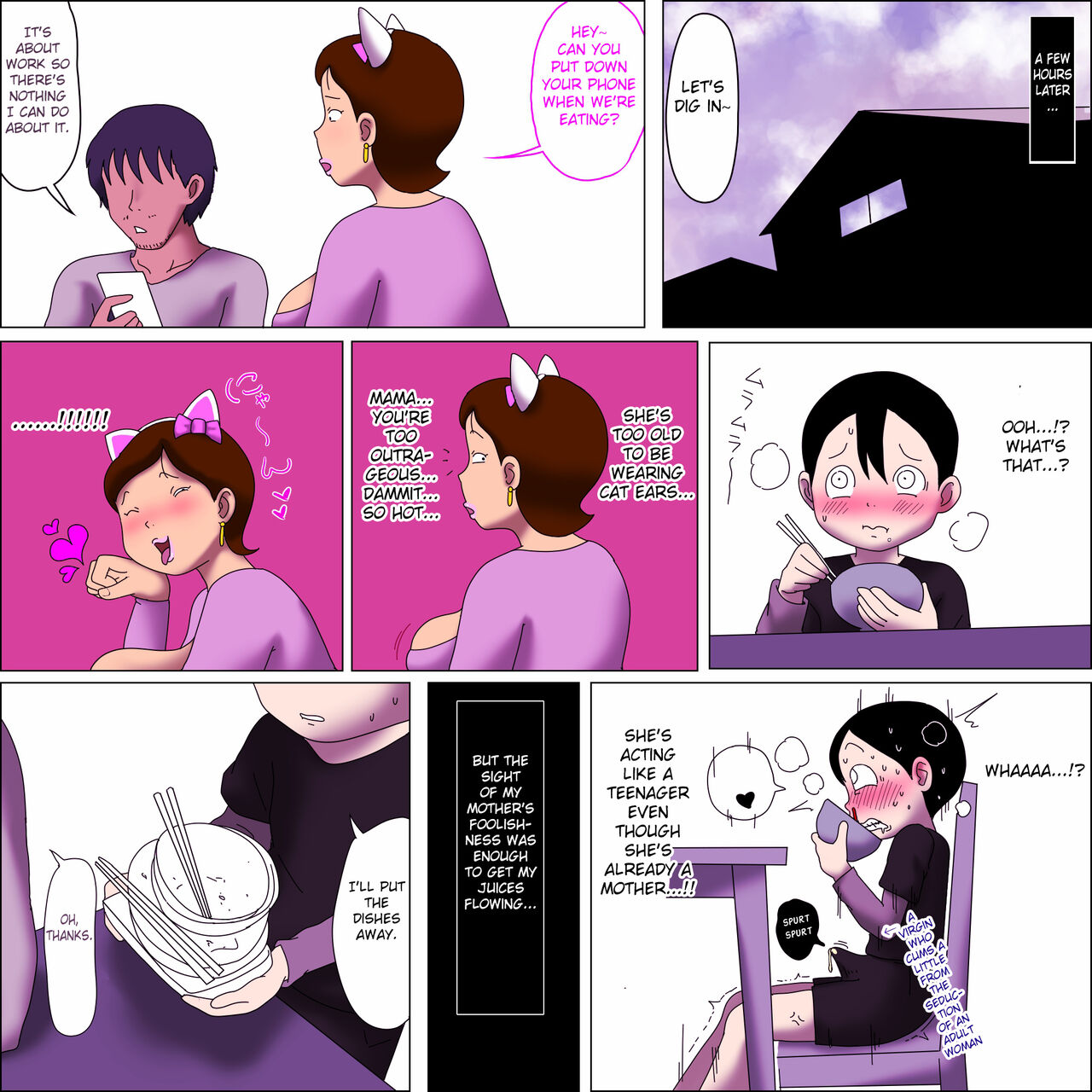 [ampullaria] Mama, Kimochi Yosugi. | Mama, it feels good!  [English] [Fated Circle] - Page 24