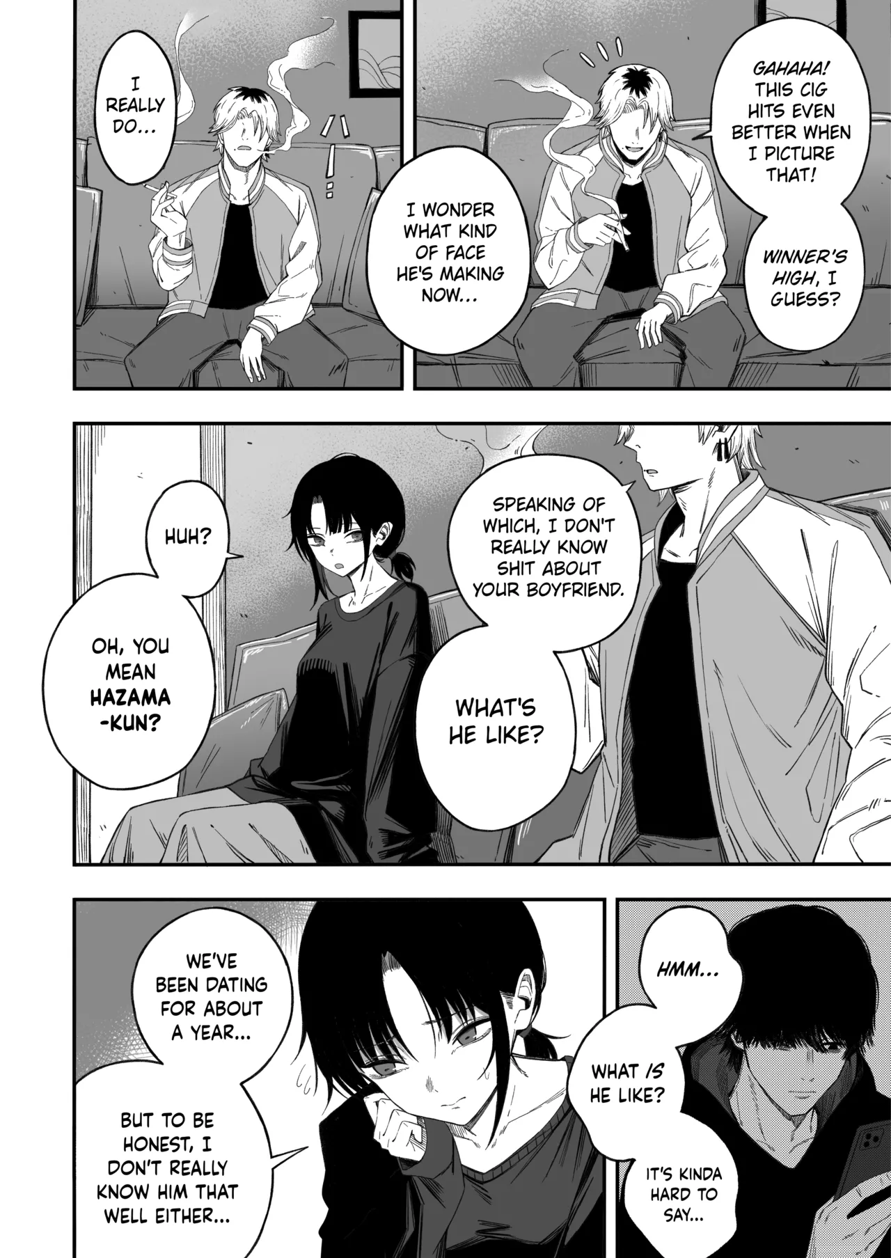 [Yofukashi no Heya (Yonayona)] Netori Otoko o Mesu ni suru | Turning the Cuckolding Prick into a Bitch [English] [Hakua] [Digital] - Page 5