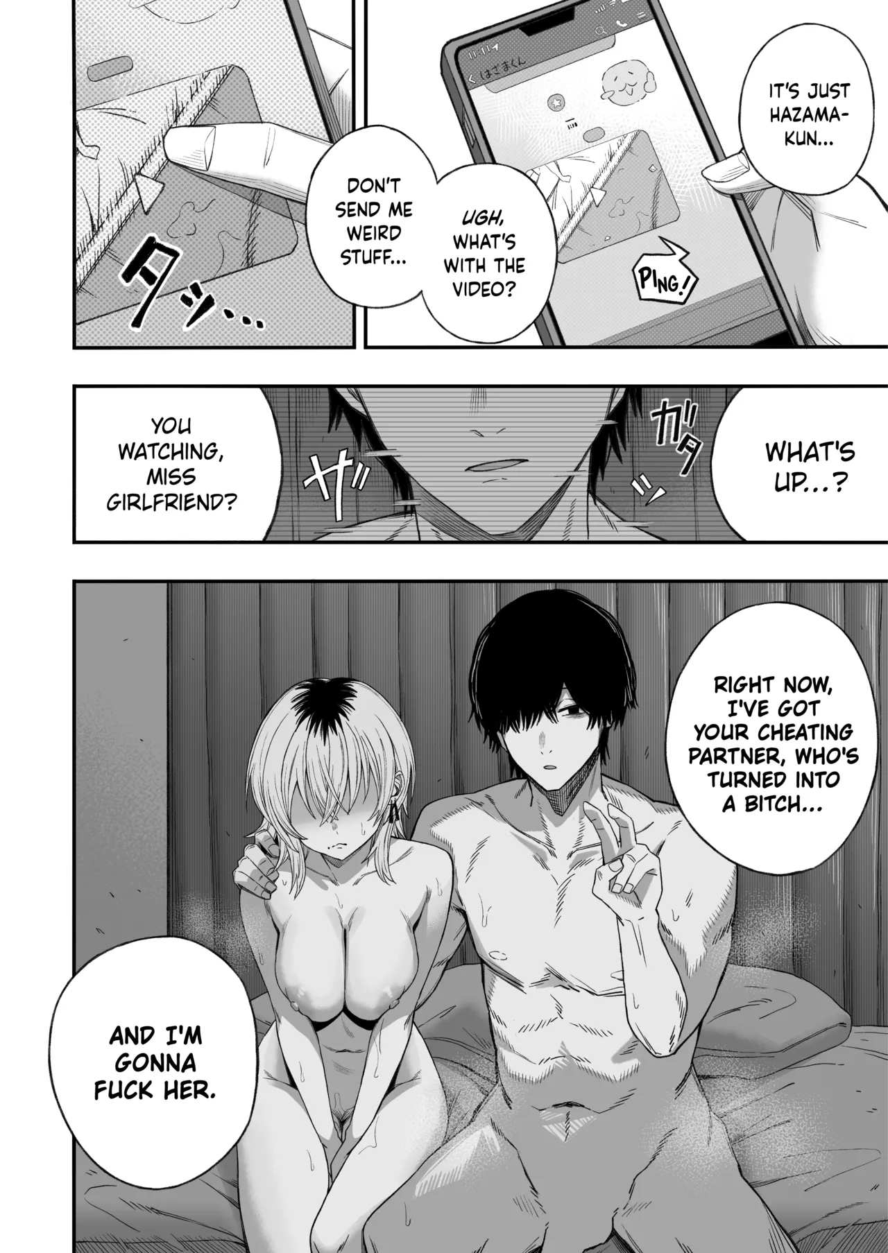 [Yofukashi no Heya (Yonayona)] Netori Otoko o Mesu ni suru | Turning the Cuckolding Prick into a Bitch [English] [Hakua] [Digital] - Page 55