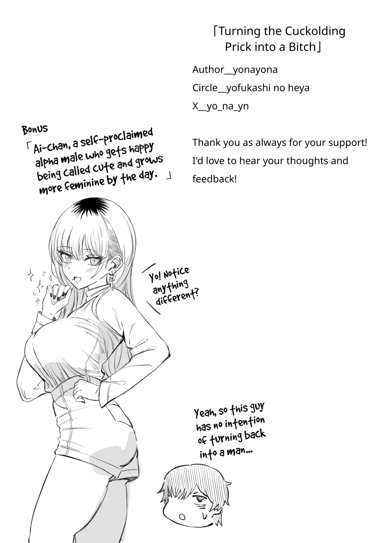 [Yofukashi no Heya (Yonayona)] Netori Otoko o Mesu ni suru | Turning the Cuckolding Prick into a Bitch [English] [Hakua] [Digital] - Page 84
