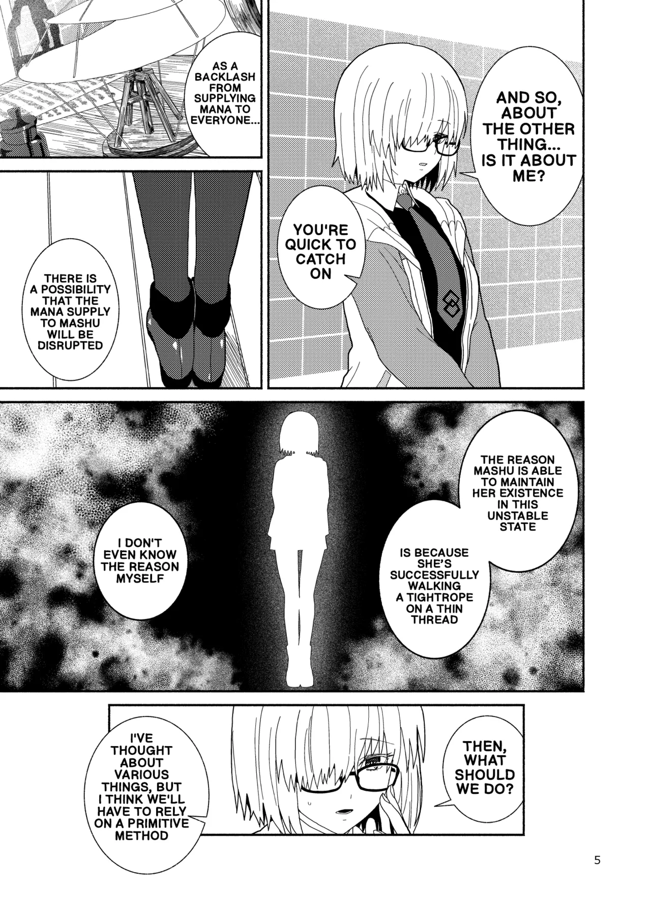 [Tsukinami Days (Kiya Hajime)] Watashi to Senpai no Ohanashi - Love this one second, one moment. I'm also here the world with you. | A story about Senpai and me (Fate/Grand Order) [English] [Digital] - Page 5