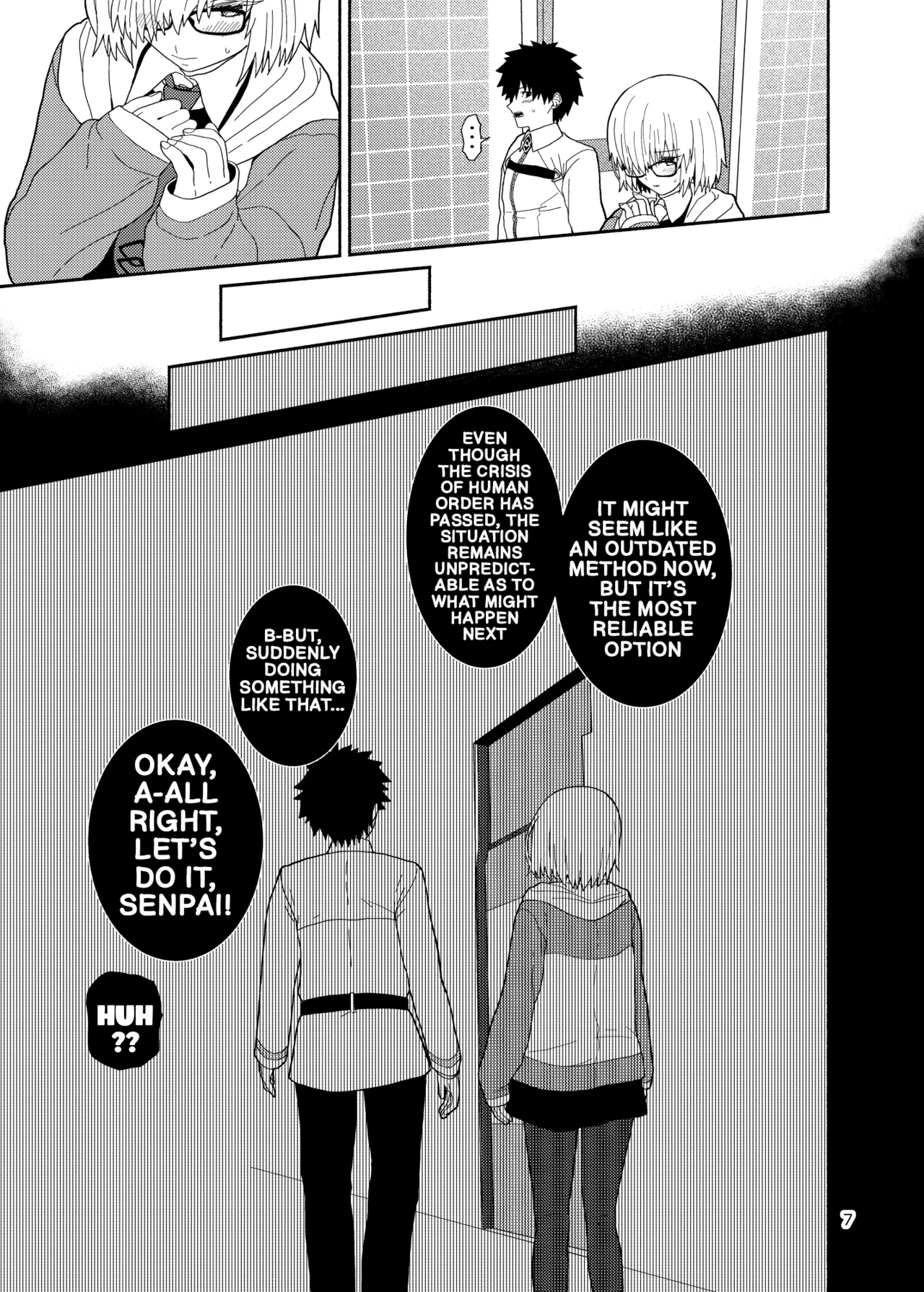 [Tsukinami Days (Kiya Hajime)] Watashi to Senpai no Ohanashi - Love this one second, one moment. I'm also here the world with you. | A story about Senpai and me (Fate/Grand Order) [English] [Digital] - Page 7