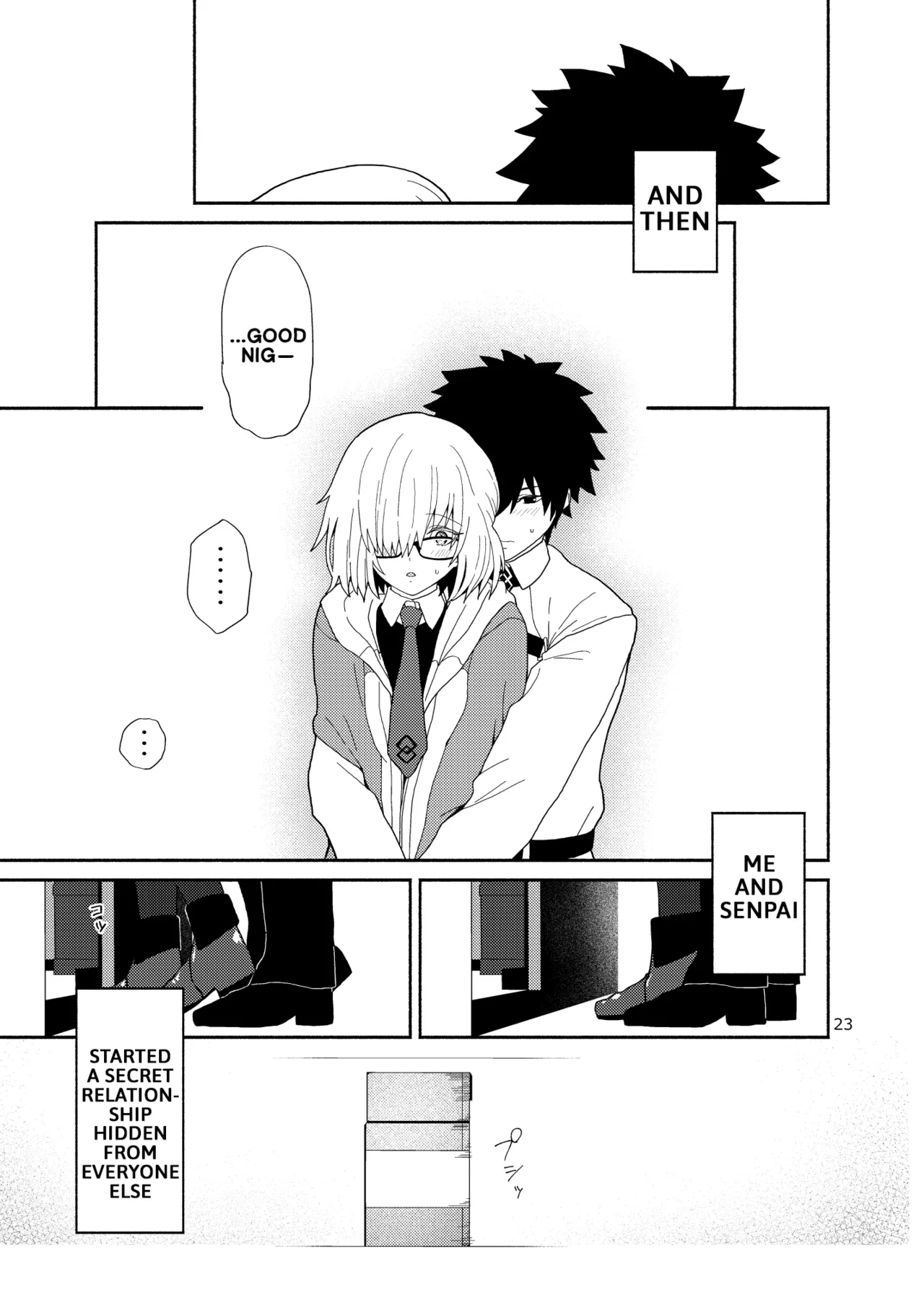[Tsukinami Days (Kiya Hajime)] Watashi to Senpai no Ohanashi - Love this one second, one moment. I'm also here the world with you. | A story about Senpai and me (Fate/Grand Order) [English] [Digital] - Page 23