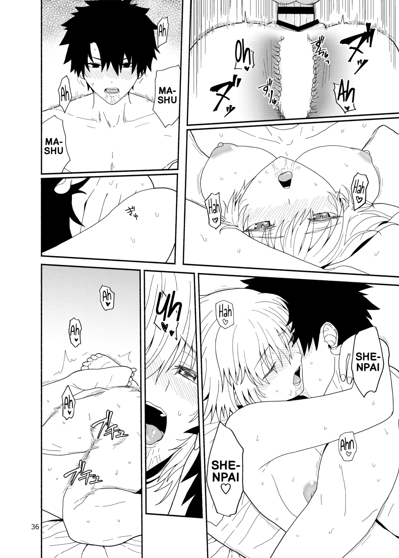 [Tsukinami Days (Kiya Hajime)] Watashi to Senpai no Ohanashi - Love this one second, one moment. I'm also here the world with you. | A story about Senpai and me (Fate/Grand Order) [English] [Digital] - Page 36