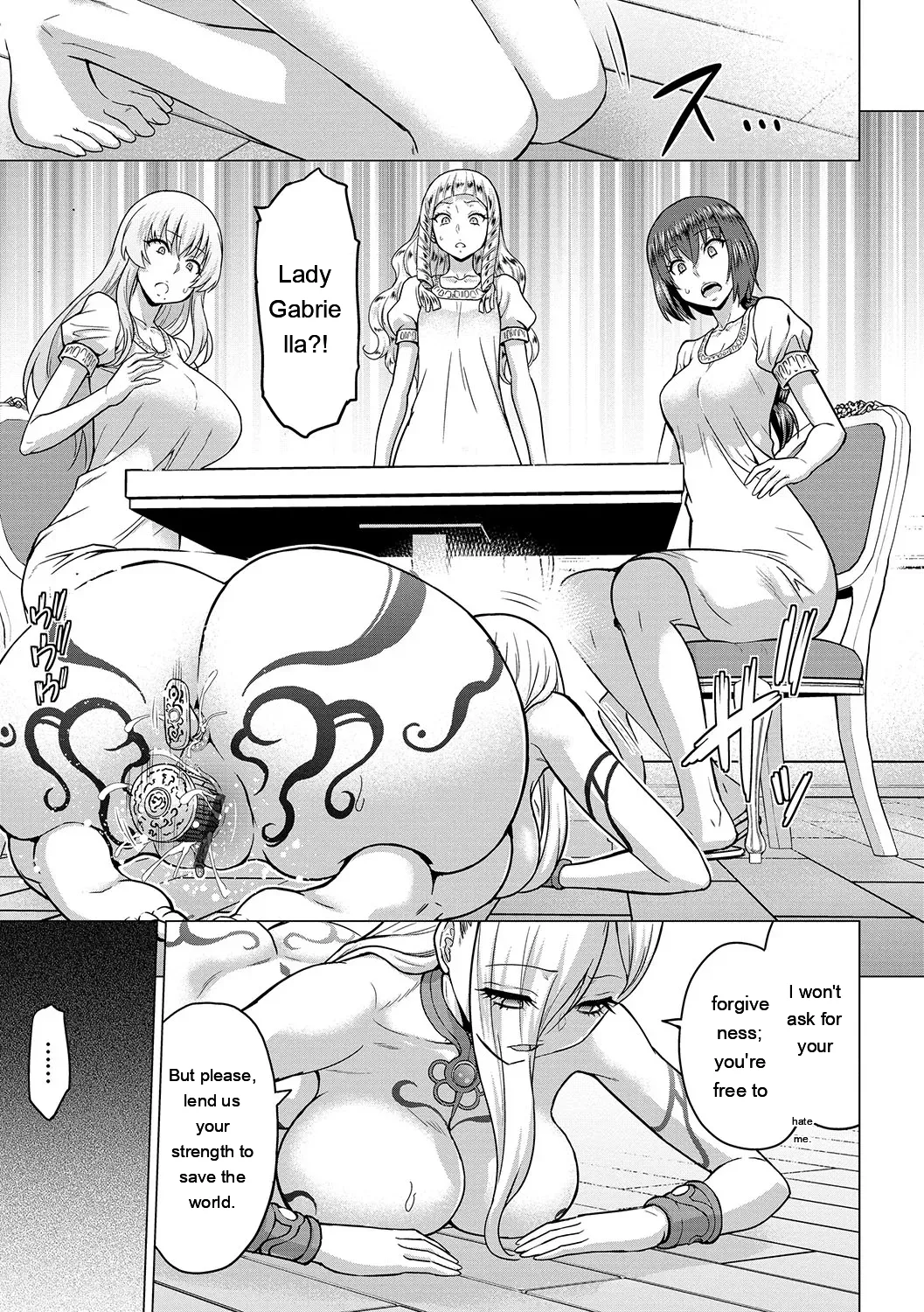 [Yamada Gogogo] Seijo no Rakuin -Annunciation of despair- [Digital] [Eng][MTL] - Page 46