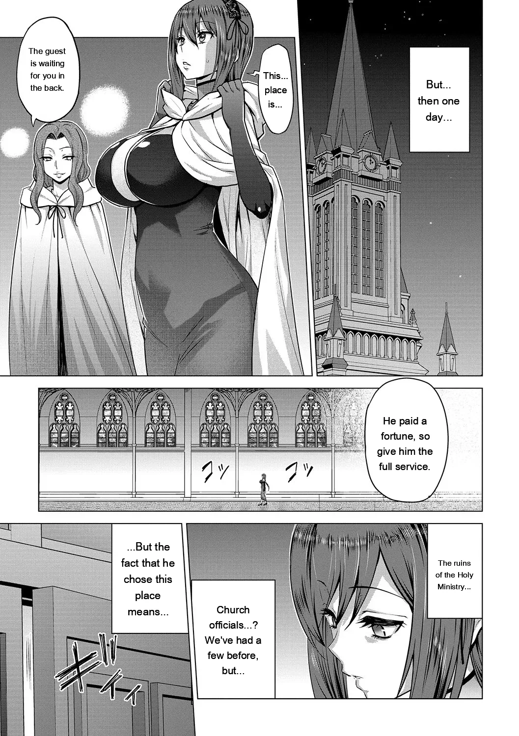 [Yamada Gogogo] Seijo no Rakuin -Annunciation of despair- [Digital] [Eng][MTL] - Page 188