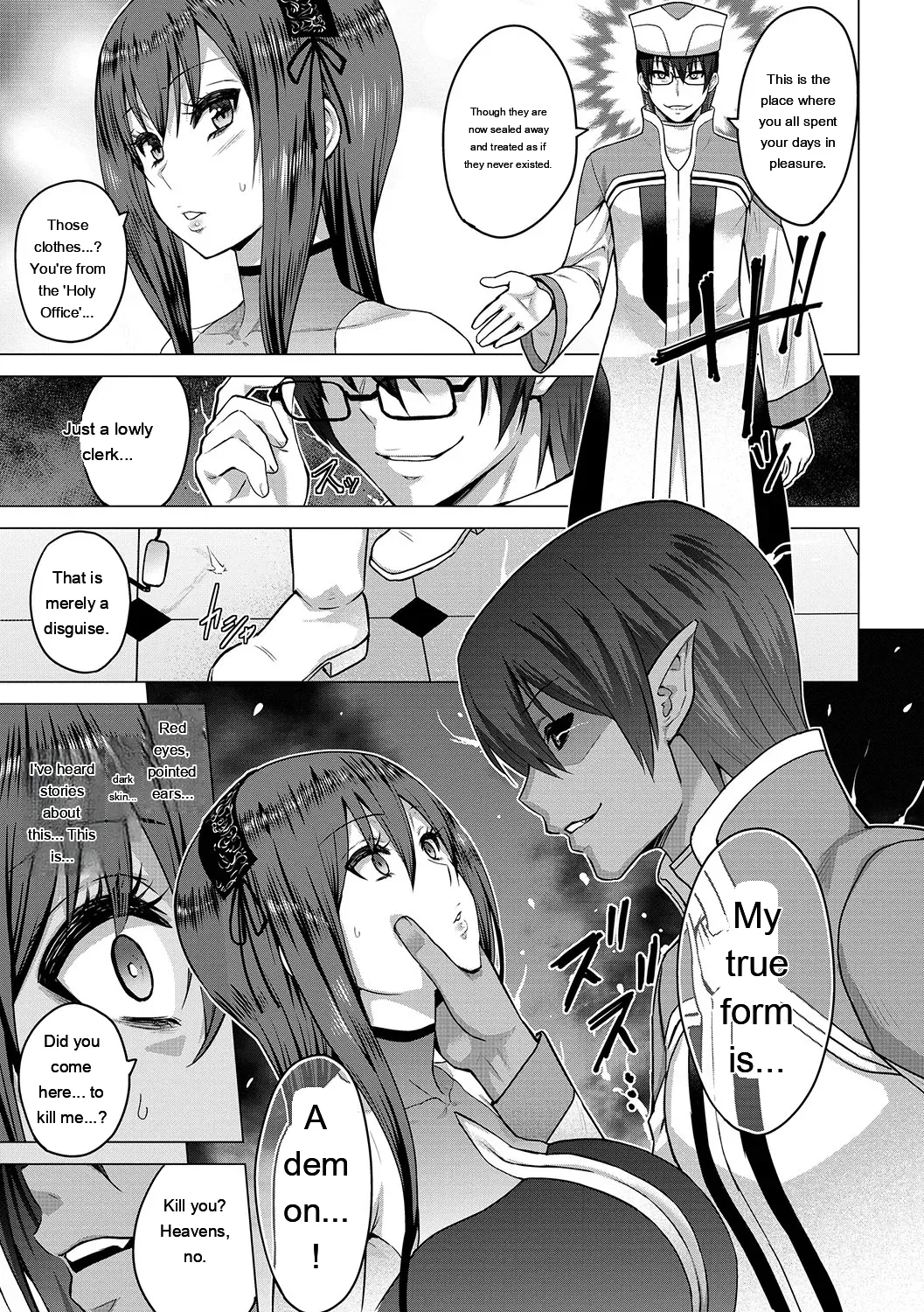 [Yamada Gogogo] Seijo no Rakuin -Annunciation of despair- [Digital] [Eng][MTL] - Page 190