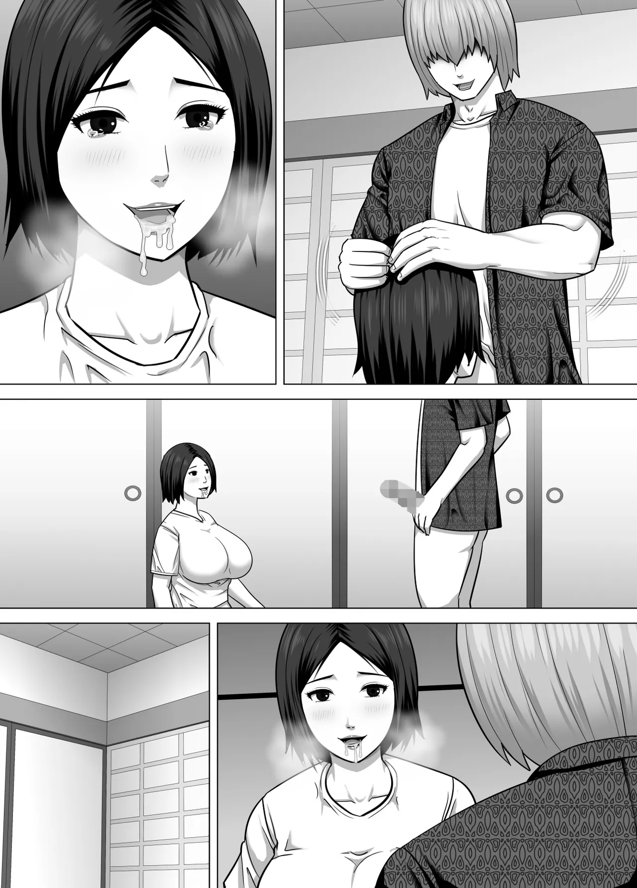 [Asstaro-san (Takasaki Jiro)] Inaka de Seiyoku o Moteamasu Hitozuma ga Tokai kara Yatte kita Moto Host no Charao no Toriko ni Natte shimau Hanashi - Page 40