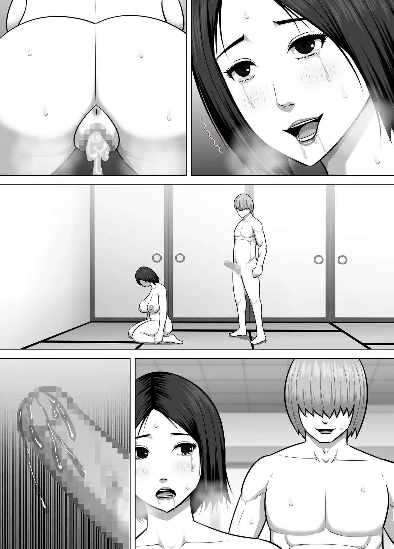 [Asstaro-san (Takasaki Jiro)] Inaka de Seiyoku o Moteamasu Hitozuma ga Tokai kara Yatte kita Moto Host no Charao no Toriko ni Natte shimau Hanashi - Page 46