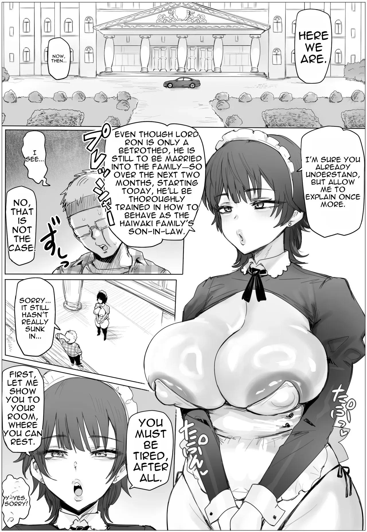 [Puranpuman] If I Practiced Pounding as a Maid, I Could Conquer the Young Lady’s Hole! [English] - Page 4
