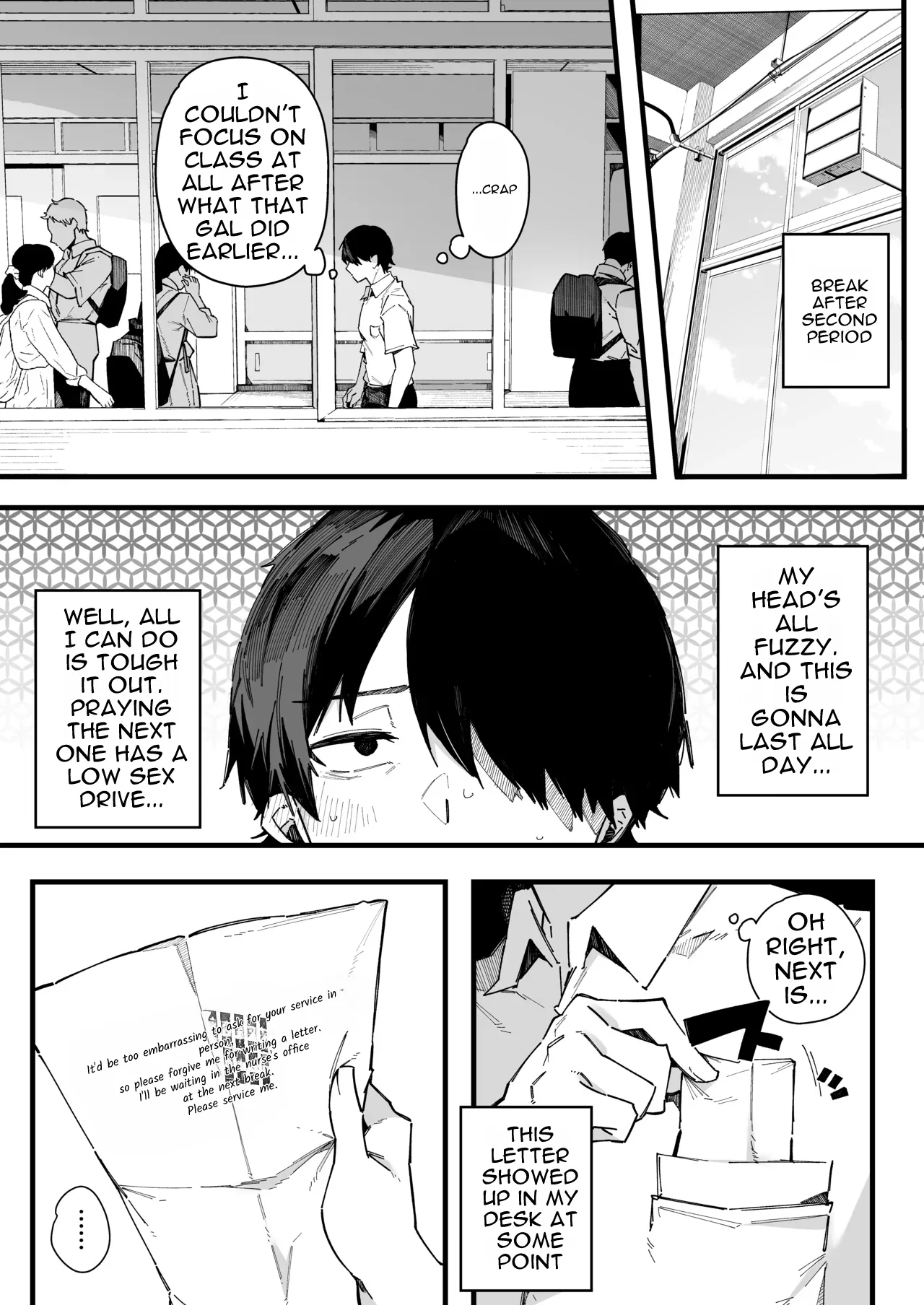 [BlossomSphere (Sakurayu Hal)] Tenkou Saki no Gakkou de Joshi Seito no Seiyoku o Kaishou suru Kakari ni Natta Hanashi. | The Story of How I Became in Charge of Relieving the Schoolgirls' Lust at My New School [English] [Digital] - Page 18