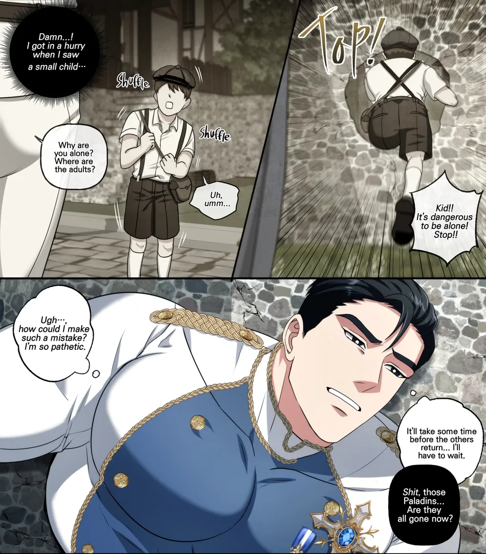 [DDugyu] Paladin as a Public Onahole – Stuck in wall [Eng] - Page 9