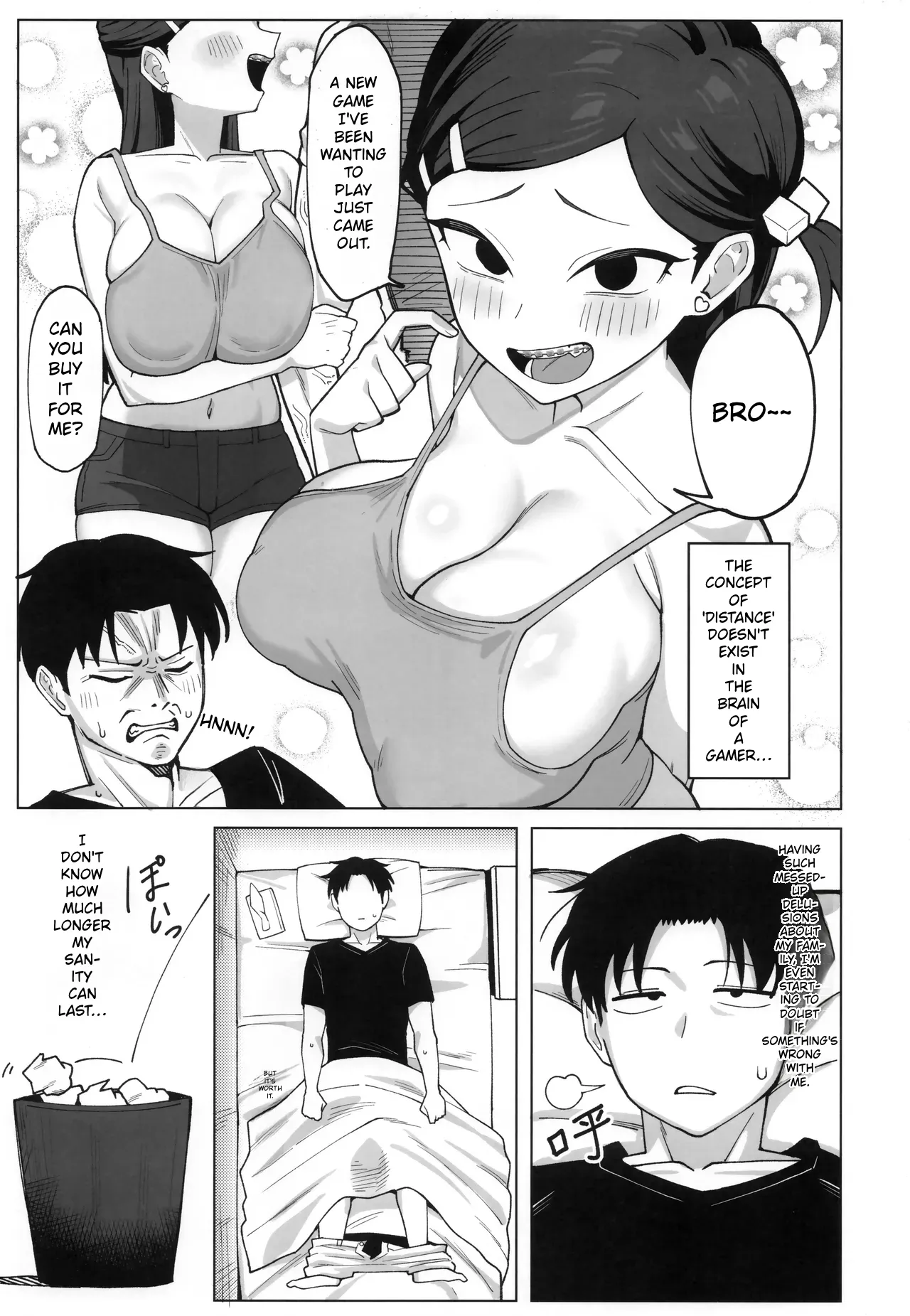 [Awan] Couldn't resist step-sister who doesn't understand personal space [ai translation] - Page 4