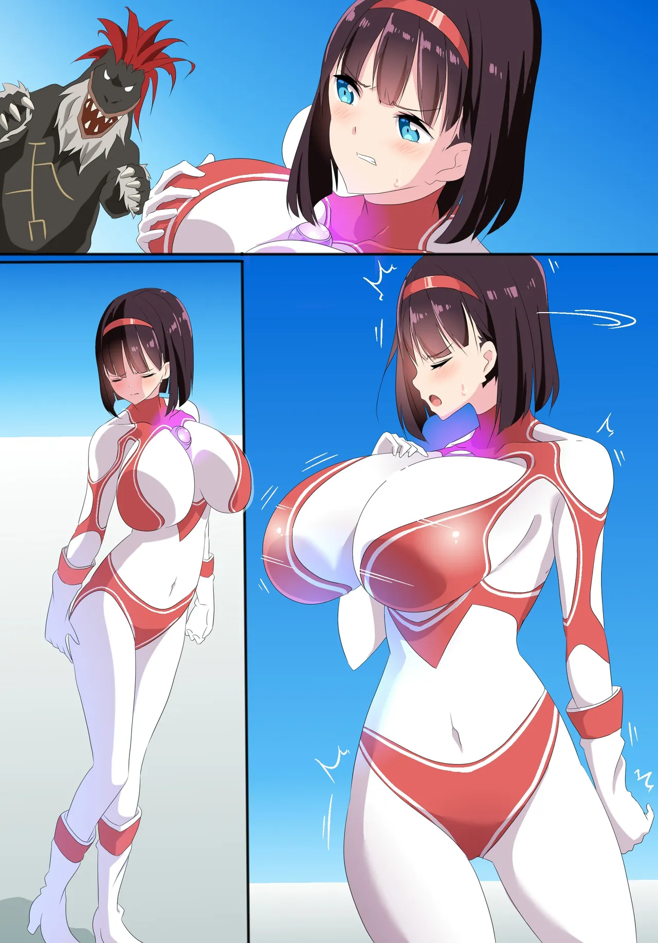 [co]被羽针攻击胸部的奥特艾莉第1-40篇（Orange313个人汉化） - Page 23