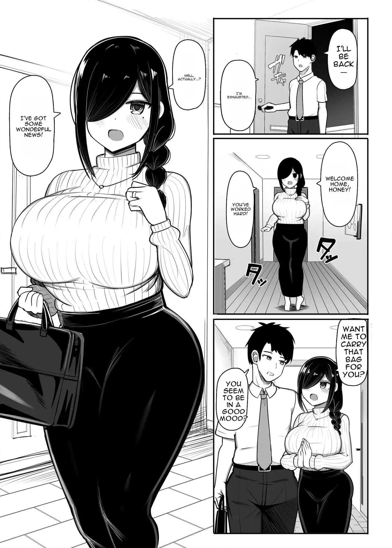[Fly Dish (Jakko)] Otonari Mama wa Doujin Sakka -Seiyoku Tsuyosugi Araara Mama wa Mainichi Boku o Osotte Genkou no Neta ni Suru- [English] [Digital] - Page 4