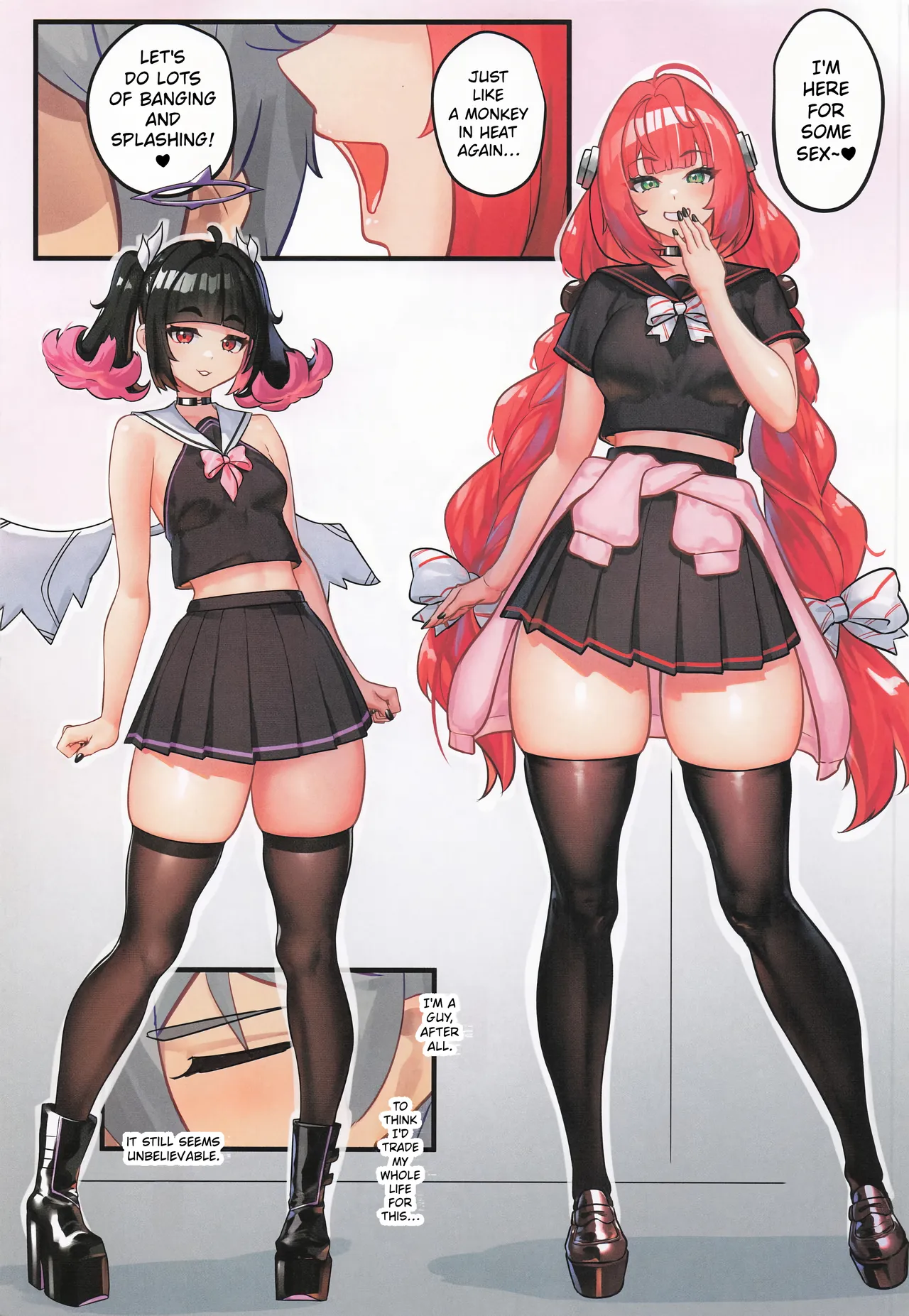 (C108) [Nietzsche (Sukechi)] Harem House Ecchi if Akira-kun-chi wa Gal no Tamariba | Harem House Ecchi: What If Wise's House Was a Gyaru Hangout Spot (Zenless Zone Zero) [English] - Page 4