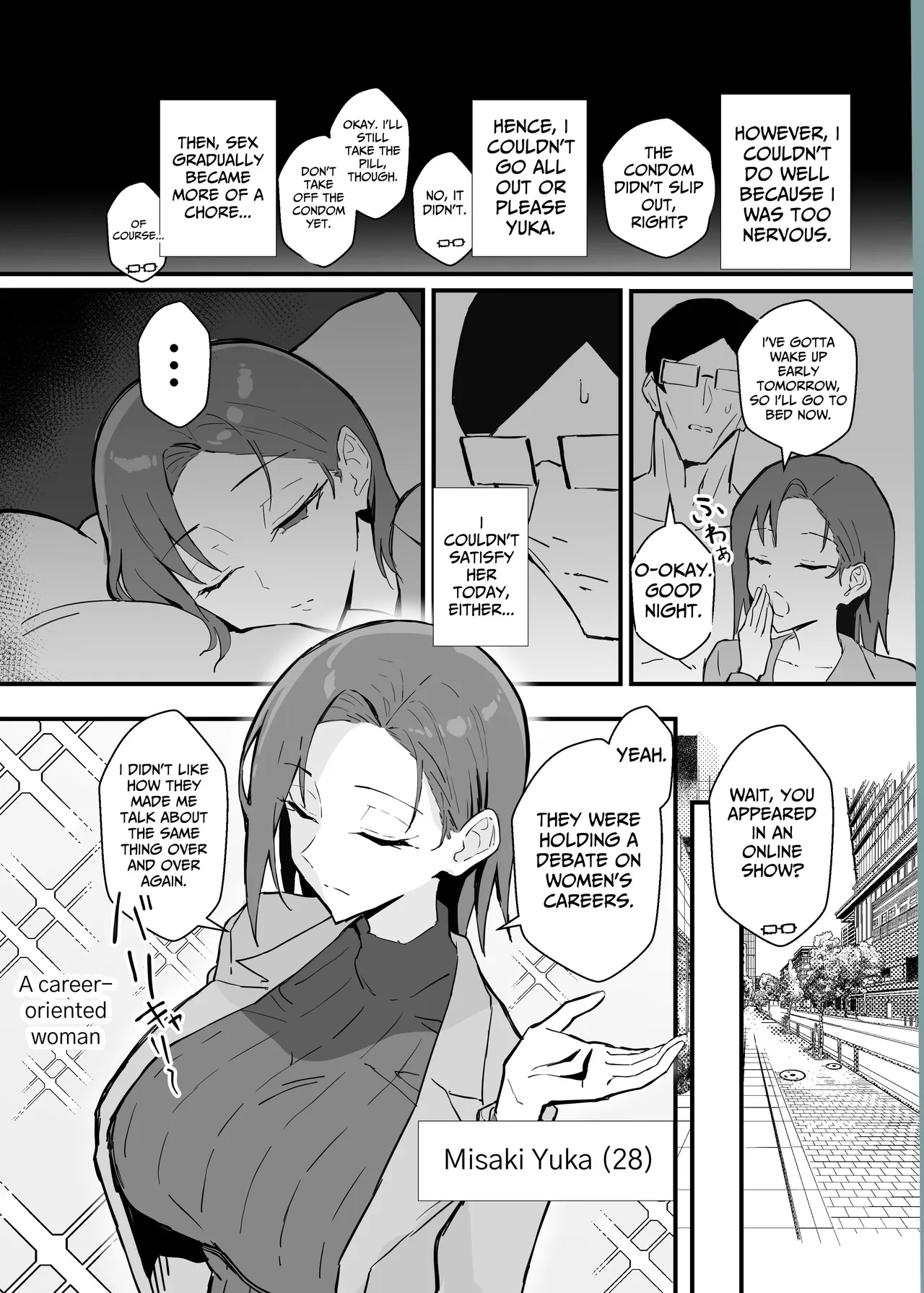 [Sukebe Hatsudenjo (Hatsuden Pengin)] Cool-kei Toshiue BariCare Kanojo Songen Hakai Wakan2 Jun-ai NTR Gokko Hen~ | Cool Carrier Focused Girlfriend ~Consensual Dignity Destruction~ 2: Pure Love NTR Roleplay Edition [English] [Nameless] [Digital] - Page 9