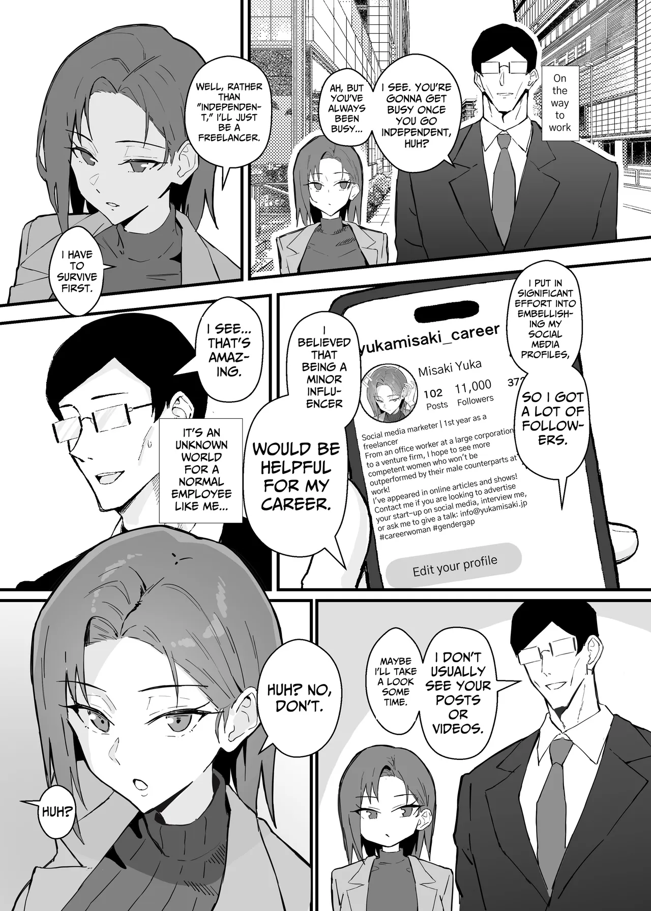 [Sukebe Hatsudenjo (Hatsuden Pengin)] Cool-kei Toshiue BariCare Kanojo Songen Hakai Wakan2 Jun-ai NTR Gokko Hen~ | Cool Carrier Focused Girlfriend ~Consensual Dignity Destruction~ 2: Pure Love NTR Roleplay Edition [English] [Nameless] [Digital] - Page 10