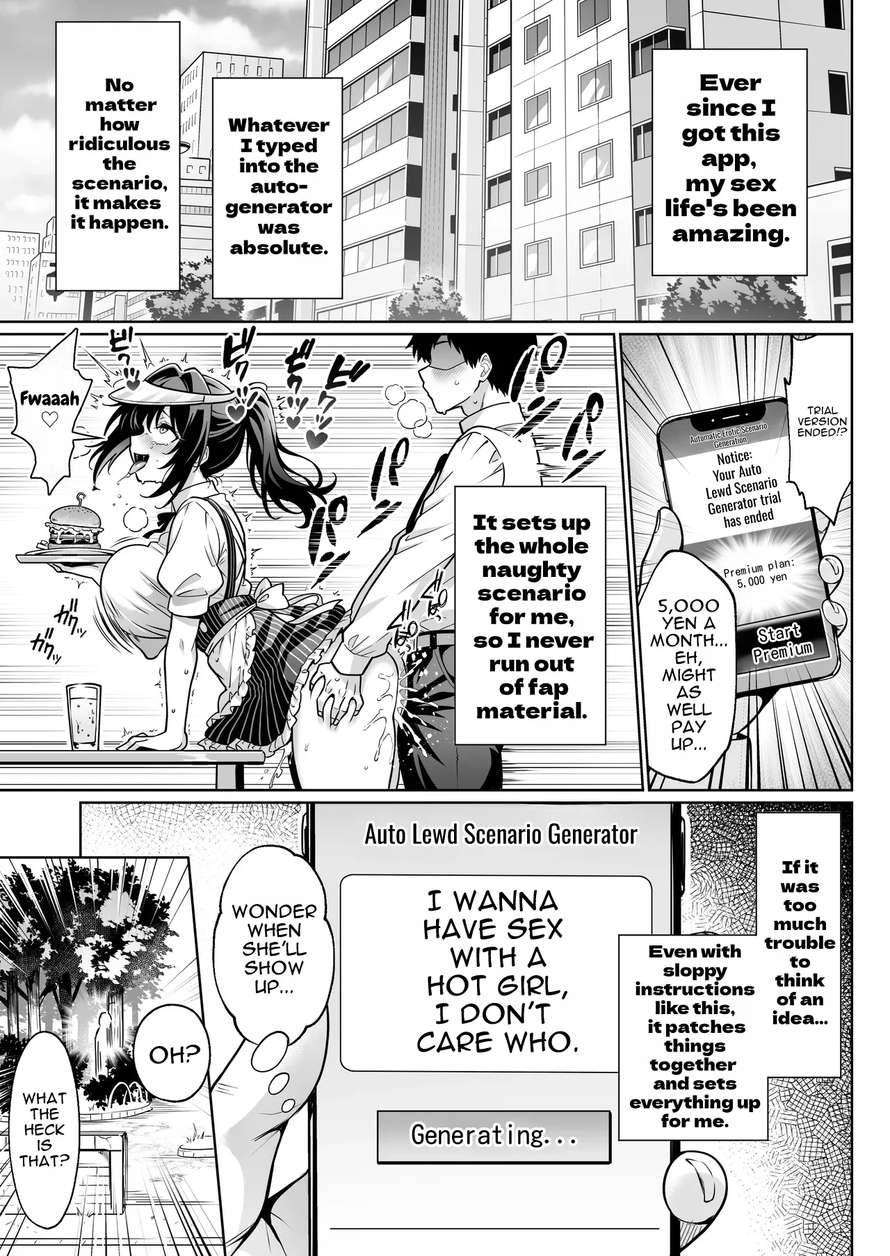 [Hechima Koubou (Mangetsu Wasabi)] Ero Situ Jidou Seisei Appli de Juujitsu no Ero SuppoLife | Enhance your erotic life with an app that auto-generates erotic scenarios. [English] - Page 20