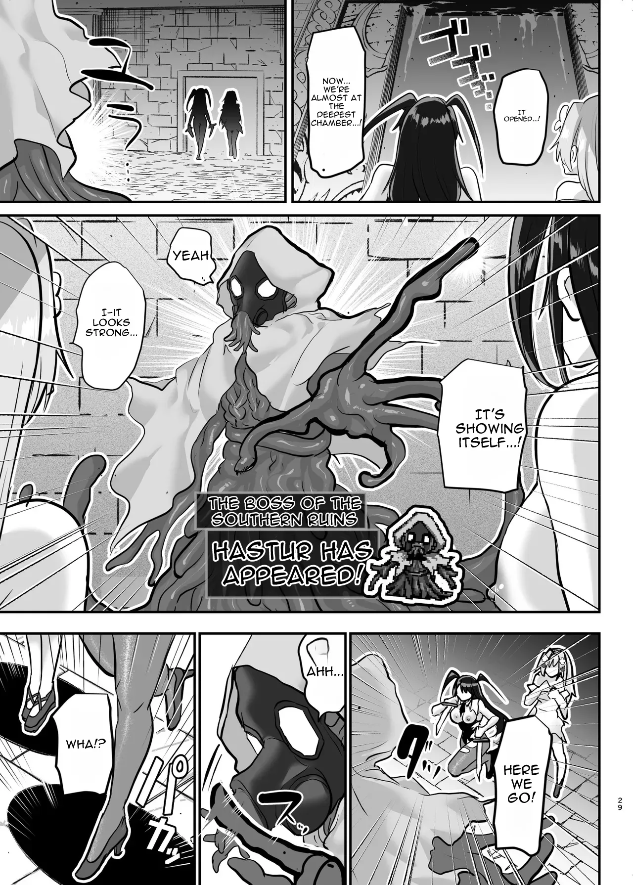 [Shimajiya (Shimaji)] Ero RPG no Onna Shujinkou ni TS Tensei Shitara... 3-shou Ero Trap Dungeon-hen | If I Was Reincarnated as a Female Protagonist in an Ero RPG... Chapter 3: Ero Trap Dungeon Arc [English] [DNTA] [Digital] - Page 30