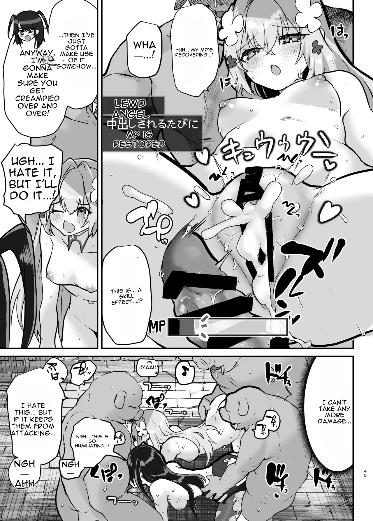 [Shimajiya (Shimaji)] Ero RPG no Onna Shujinkou ni TS Tensei Shitara... 3-shou Ero Trap Dungeon-hen | If I Was Reincarnated as a Female Protagonist in an Ero RPG... Chapter 3: Ero Trap Dungeon Arc [English] [DNTA] [Digital] - Page 46