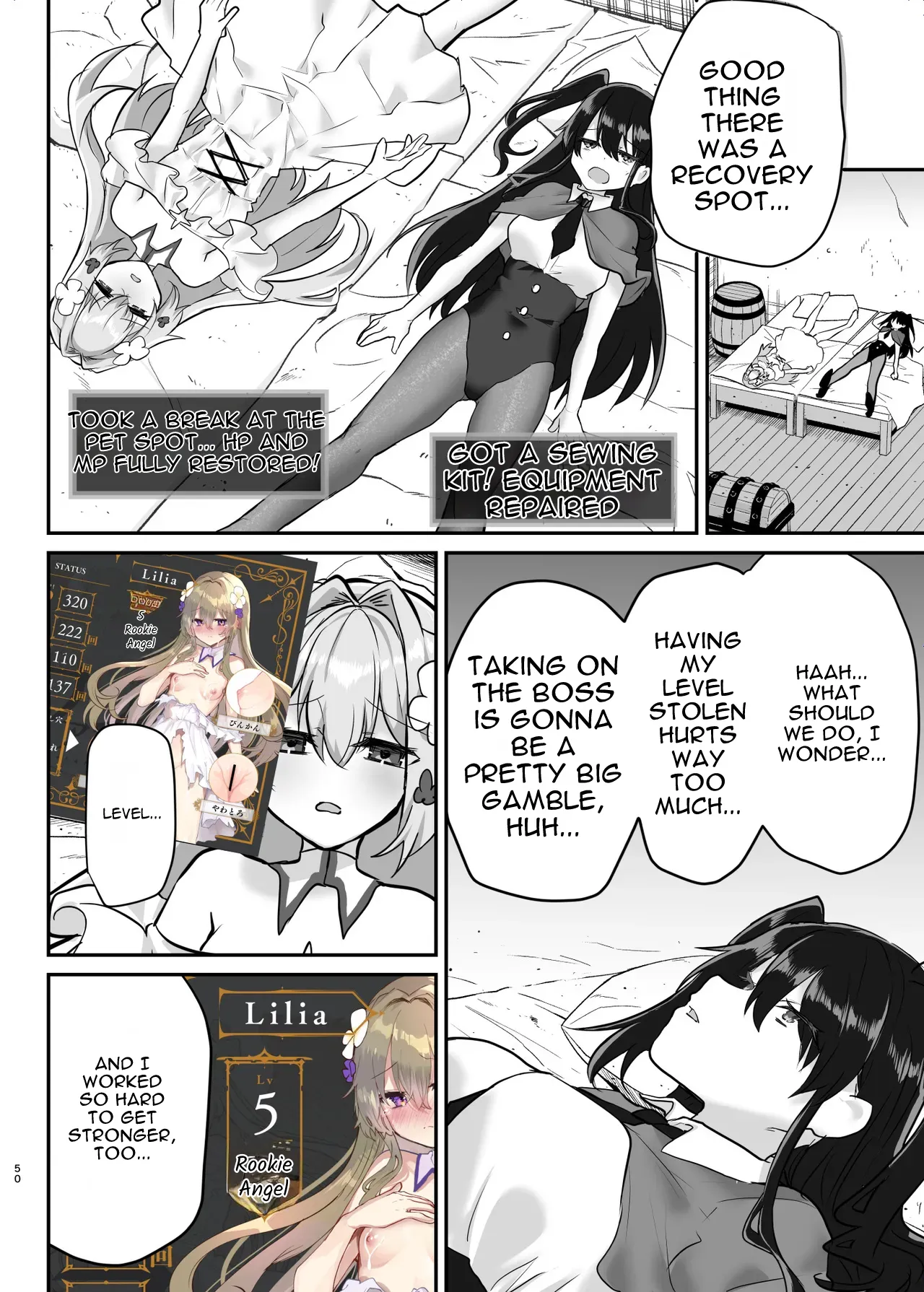 [Shimajiya (Shimaji)] Ero RPG no Onna Shujinkou ni TS Tensei Shitara... 3-shou Ero Trap Dungeon-hen | If I Was Reincarnated as a Female Protagonist in an Ero RPG... Chapter 3: Ero Trap Dungeon Arc [English] [DNTA] [Digital] - Page 51
