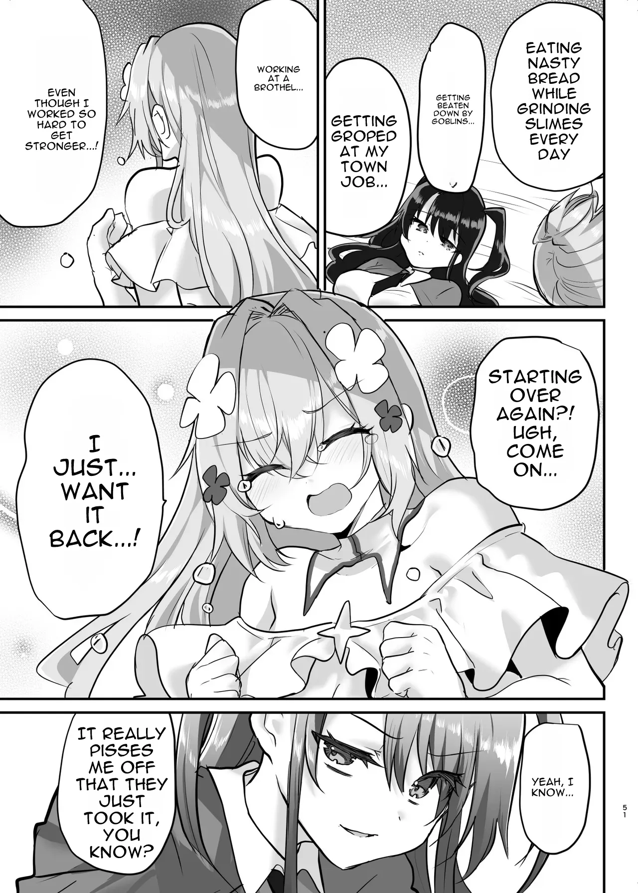 [Shimajiya (Shimaji)] Ero RPG no Onna Shujinkou ni TS Tensei Shitara... 3-shou Ero Trap Dungeon-hen | If I Was Reincarnated as a Female Protagonist in an Ero RPG... Chapter 3: Ero Trap Dungeon Arc [English] [DNTA] [Digital] - Page 52
