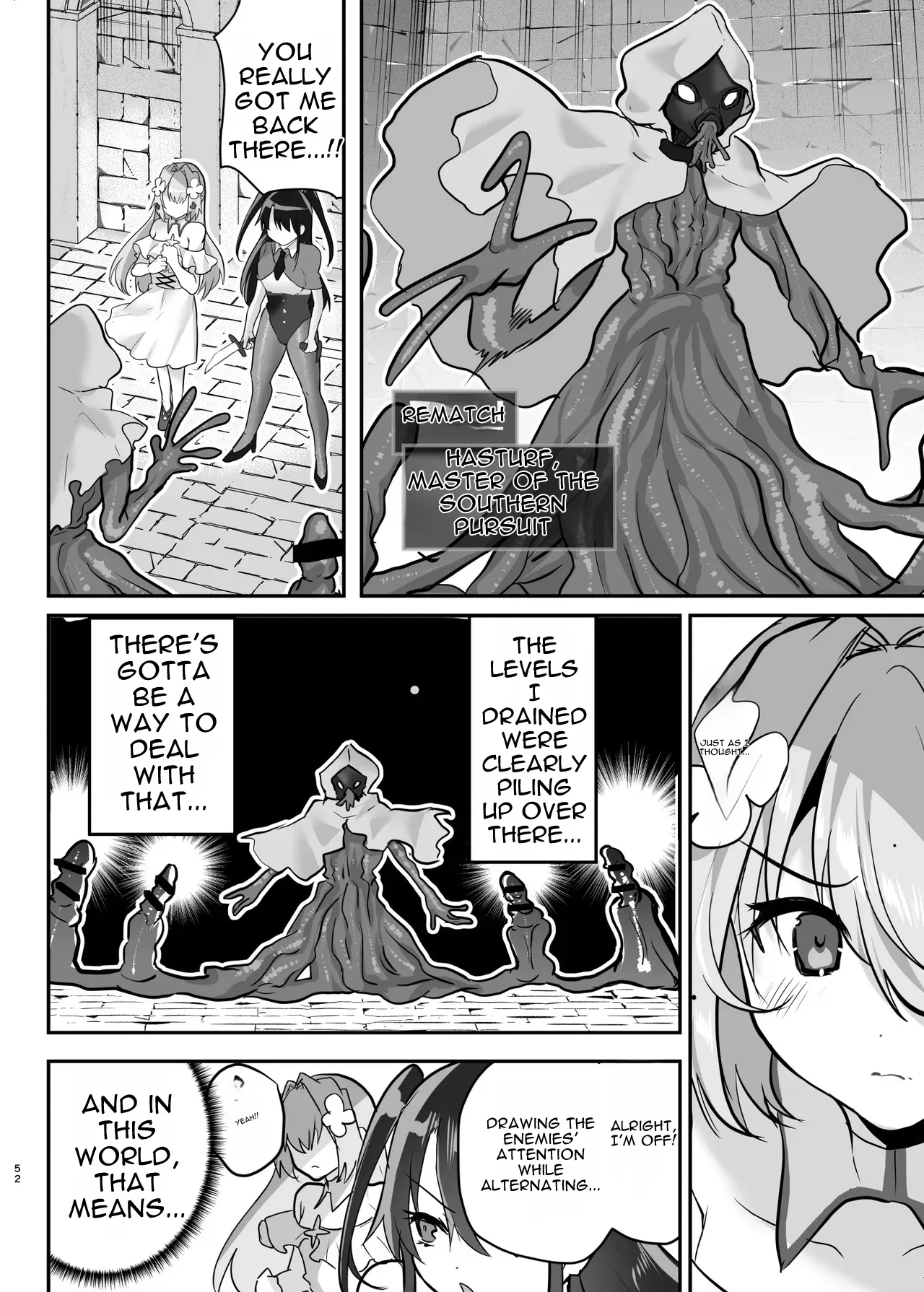 [Shimajiya (Shimaji)] Ero RPG no Onna Shujinkou ni TS Tensei Shitara... 3-shou Ero Trap Dungeon-hen | If I Was Reincarnated as a Female Protagonist in an Ero RPG... Chapter 3: Ero Trap Dungeon Arc [English] [DNTA] [Digital] - Page 53
