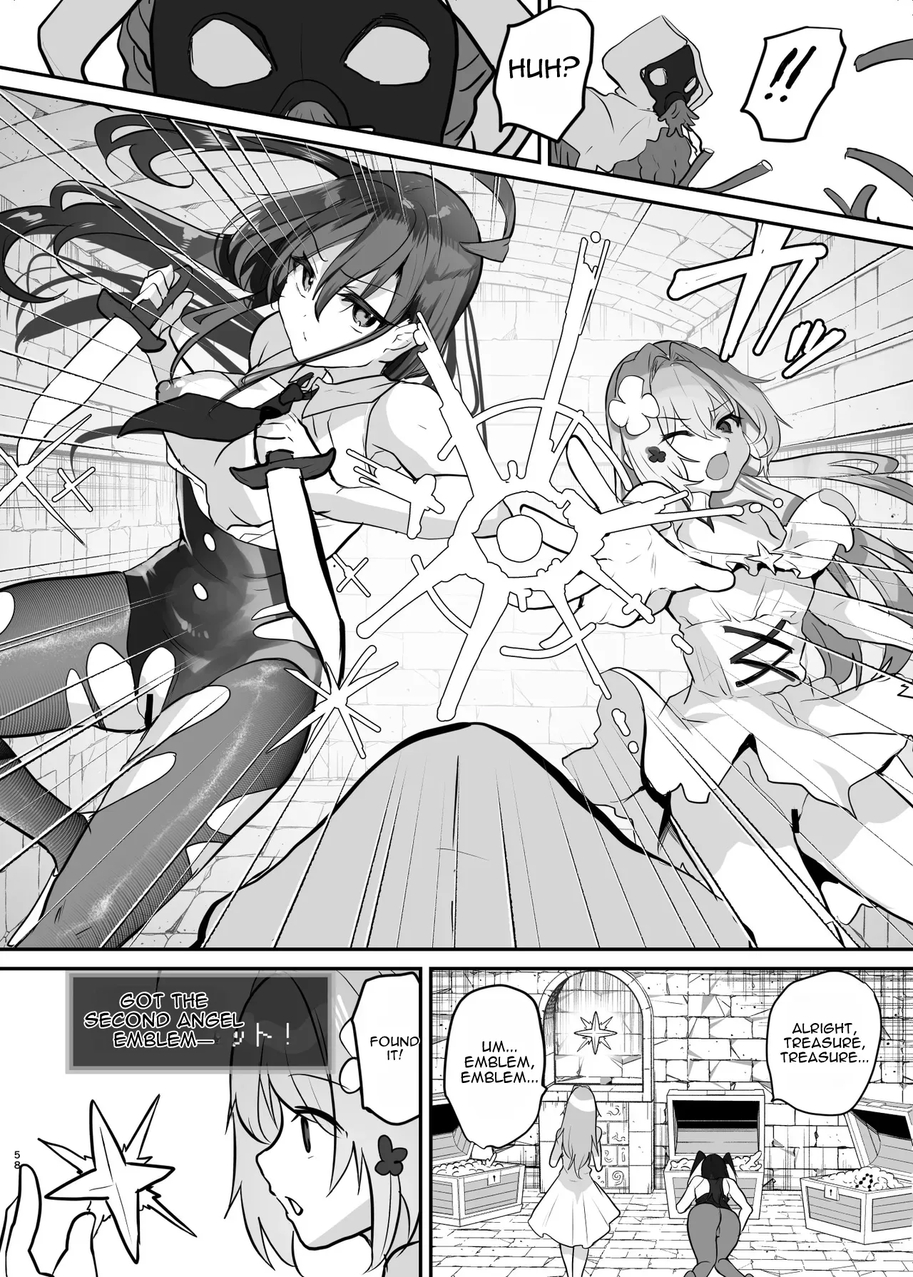 [Shimajiya (Shimaji)] Ero RPG no Onna Shujinkou ni TS Tensei Shitara... 3-shou Ero Trap Dungeon-hen | If I Was Reincarnated as a Female Protagonist in an Ero RPG... Chapter 3: Ero Trap Dungeon Arc [English] [DNTA] [Digital] - Page 59