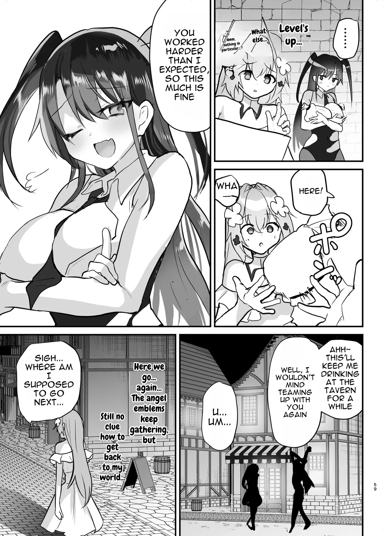 [Shimajiya (Shimaji)] Ero RPG no Onna Shujinkou ni TS Tensei Shitara... 3-shou Ero Trap Dungeon-hen | If I Was Reincarnated as a Female Protagonist in an Ero RPG... Chapter 3: Ero Trap Dungeon Arc [English] [DNTA] [Digital] - Page 60