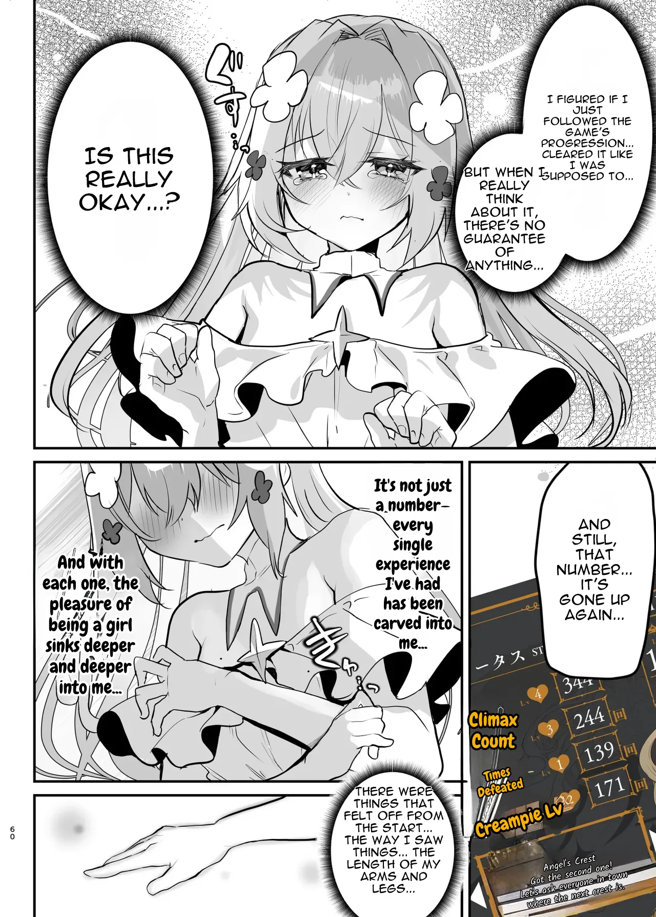 [Shimajiya (Shimaji)] Ero RPG no Onna Shujinkou ni TS Tensei Shitara... 3-shou Ero Trap Dungeon-hen | If I Was Reincarnated as a Female Protagonist in an Ero RPG... Chapter 3: Ero Trap Dungeon Arc [English] [DNTA] [Digital] - Page 61