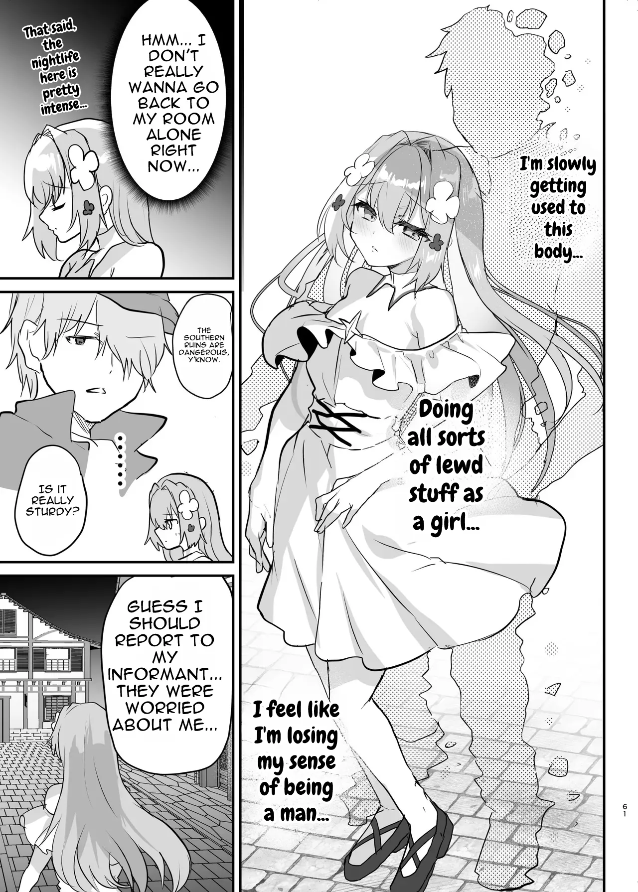 [Shimajiya (Shimaji)] Ero RPG no Onna Shujinkou ni TS Tensei Shitara... 3-shou Ero Trap Dungeon-hen | If I Was Reincarnated as a Female Protagonist in an Ero RPG... Chapter 3: Ero Trap Dungeon Arc [English] [DNTA] [Digital] - Page 62