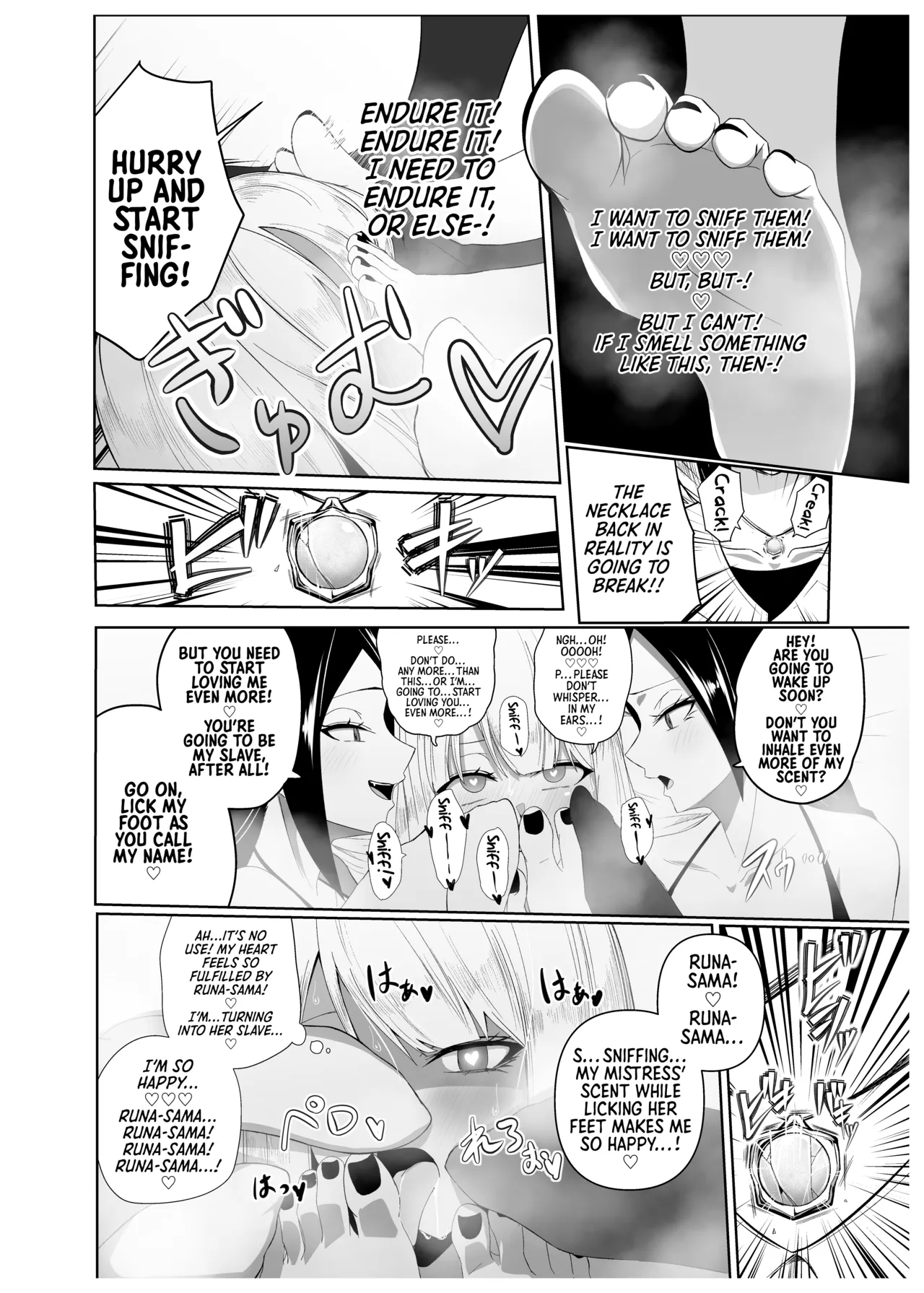 [Daraku-ya (zerozero)] Yuri Sennou Goudoushi 3 Omiashi ni toushi | Yuri Brainwashing Goudoushi 3: Enraptured by Enchanting Feet (excerpt) [English] [Morally Bankrupt Wizard Translations] [Digital] - Page 12
