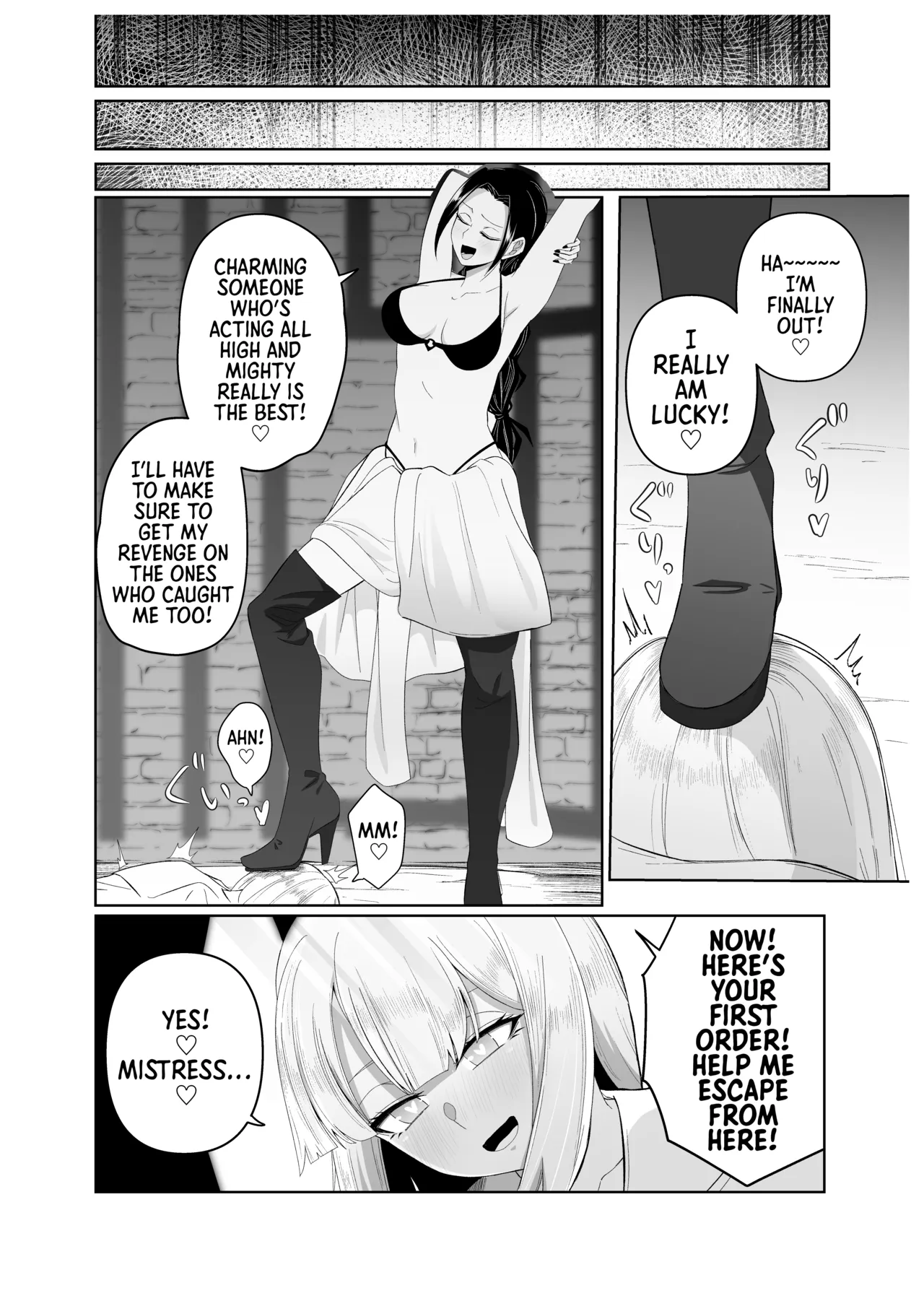 [Daraku-ya (zerozero)] Yuri Sennou Goudoushi 3 Omiashi ni toushi | Yuri Brainwashing Goudoushi 3: Enraptured by Enchanting Feet (excerpt) [English] [Morally Bankrupt Wizard Translations] [Digital] - Page 14
