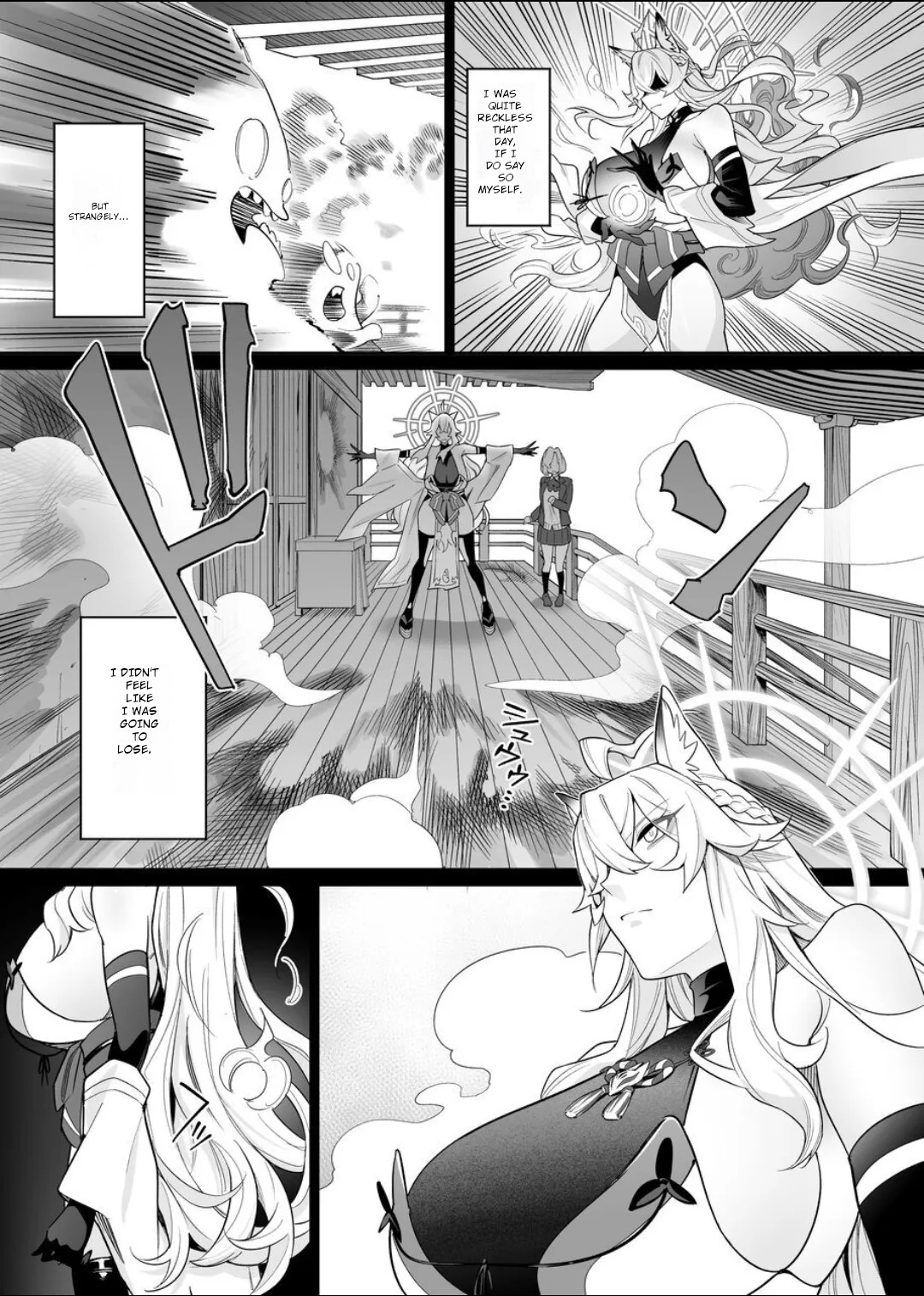 [Hyoui Lover (Ame no Machi)] Fallen Deity ~Venomous Fangs That Infect and Devour the Fox Goddess and the JK~ [English] [AI Translation] - Page 8