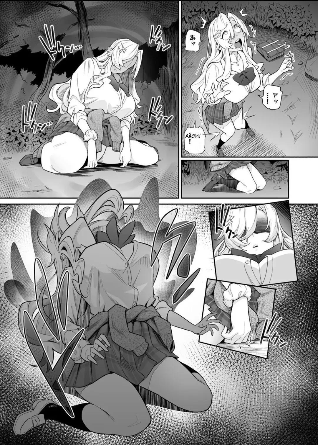[Hyoui Lover (Ame no Machi)] Fallen Deity ~Venomous Fangs That Infect and Devour the Fox Goddess and the JK~ [English] [AI Translation] - Page 14