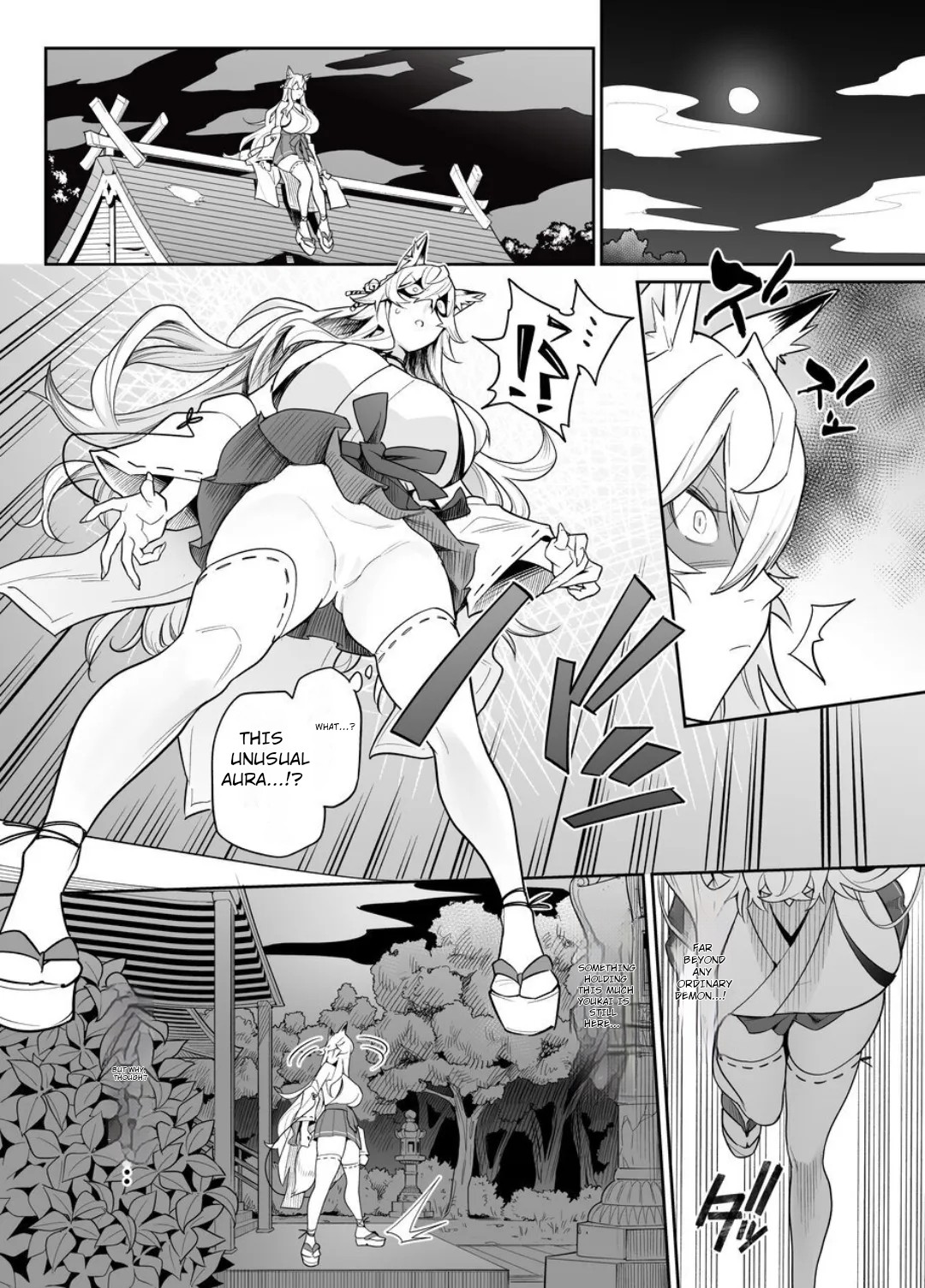 [Hyoui Lover (Ame no Machi)] Fallen Deity ~Venomous Fangs That Infect and Devour the Fox Goddess and the JK~ [English] [AI Translation] - Page 32