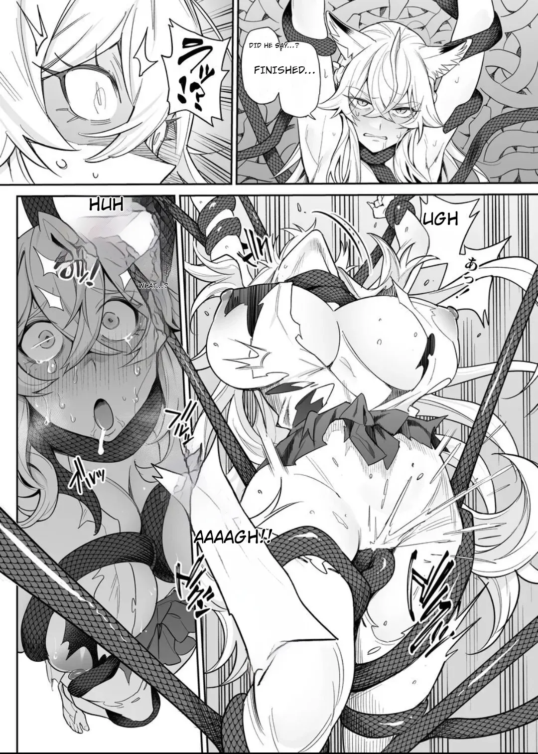 [Hyoui Lover (Ame no Machi)] Fallen Deity ~Venomous Fangs That Infect and Devour the Fox Goddess and the JK~ [English] [AI Translation] - Page 44