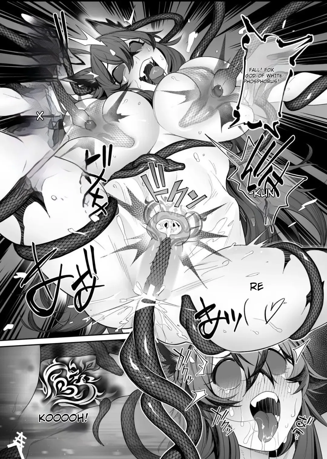 [Hyoui Lover (Ame no Machi)] Fallen Deity ~Venomous Fangs That Infect and Devour the Fox Goddess and the JK~ [English] [AI Translation] - Page 70