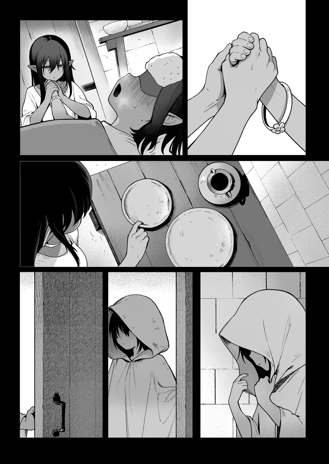 [Master of Tea & Chaos Studio (Sencha Bashira, Mugicha Bashira)] Yosei Shoukan 3-goushitsu Lacy ~Kasshoku Hada Elf o Shimei Shita Dotei Orc~ 1 | 精灵妓院 3号技师蕾西～指名了褐色肌肤精灵的处男兽人先生～ 1 [Chinese] [白杨汉化组] [Decensored] - Page 27