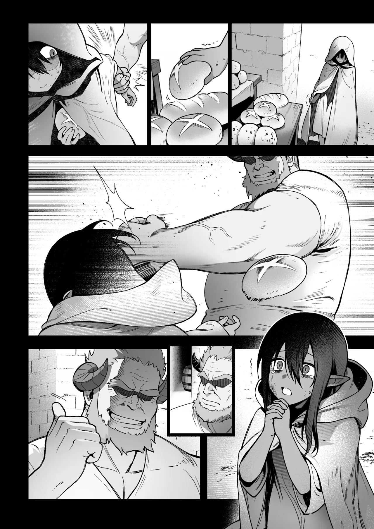 [Master of Tea & Chaos Studio (Sencha Bashira, Mugicha Bashira)] Yosei Shoukan 3-goushitsu Lacy ~Kasshoku Hada Elf o Shimei Shita Dotei Orc~ 1 | 精灵妓院 3号技师蕾西～指名了褐色肌肤精灵的处男兽人先生～ 1 [Chinese] [白杨汉化组] [Decensored] - Page 28
