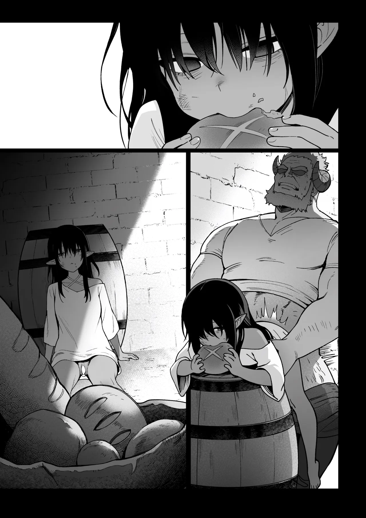 [Master of Tea & Chaos Studio (Sencha Bashira, Mugicha Bashira)] Yosei Shoukan 3-goushitsu Lacy ~Kasshoku Hada Elf o Shimei Shita Dotei Orc~ 1 | 精灵妓院 3号技师蕾西～指名了褐色肌肤精灵的处男兽人先生～ 1 [Chinese] [白杨汉化组] [Decensored] - Page 29