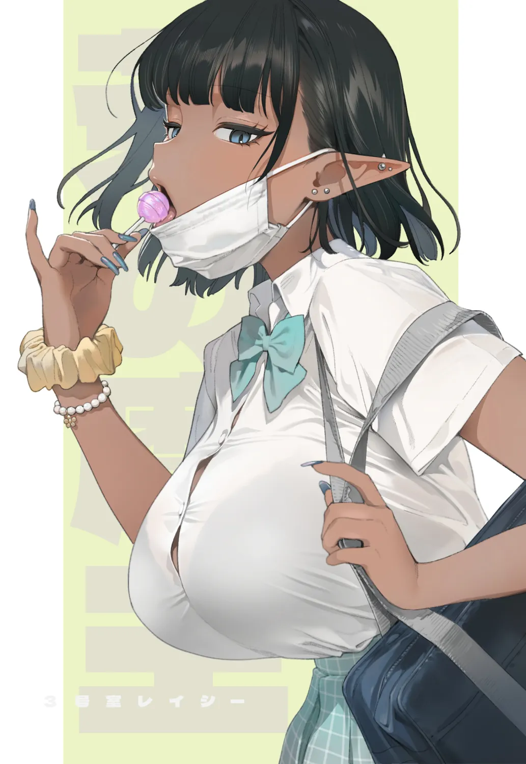 [Master of Tea & Chaos Studio (Sencha Bashira, Mugicha Bashira)] Yosei Shoukan 3-goushitsu Lacy ~Kasshoku Hada Elf o Shimei Shita Dotei Orc~ 1 | 精灵妓院 3号技师蕾西～指名了褐色肌肤精灵的处男兽人先生～ 1 [Chinese] [白杨汉化组] [Decensored] - Page 55