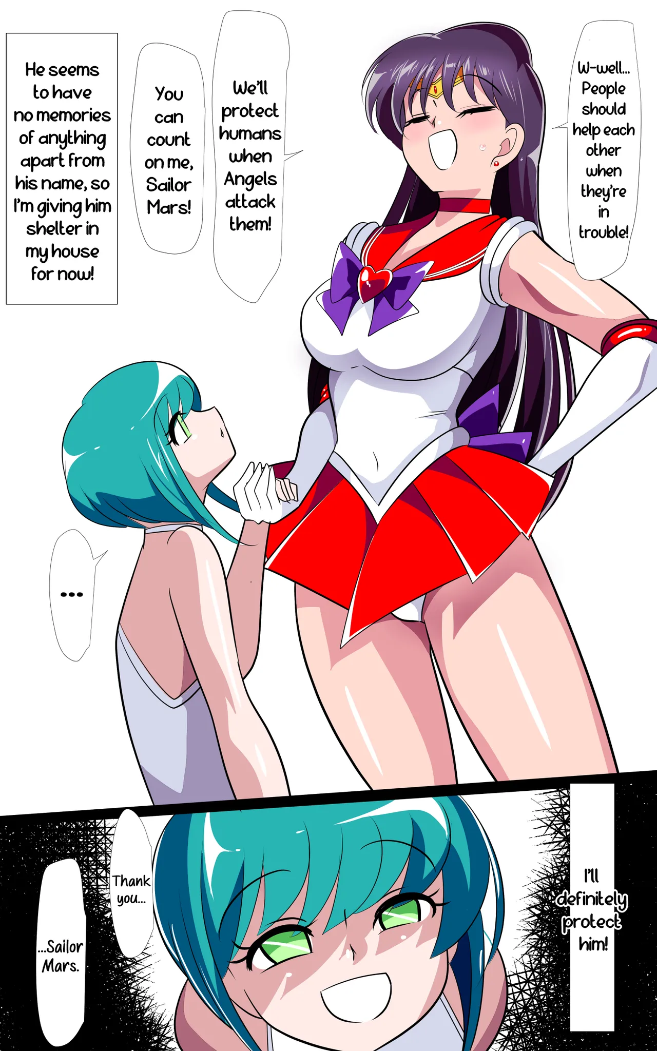 [Warabimochi] Kasei no Haiboku 2 Taiketsu! Rouraku Senyou Chinpo Zenpen | Defeat of Mars 2 Showdown With The Cock Customized For Persuasion Part 1 (Bishoujo Senshi Sailor Moon) [English] [Rinruririn] - Page 4