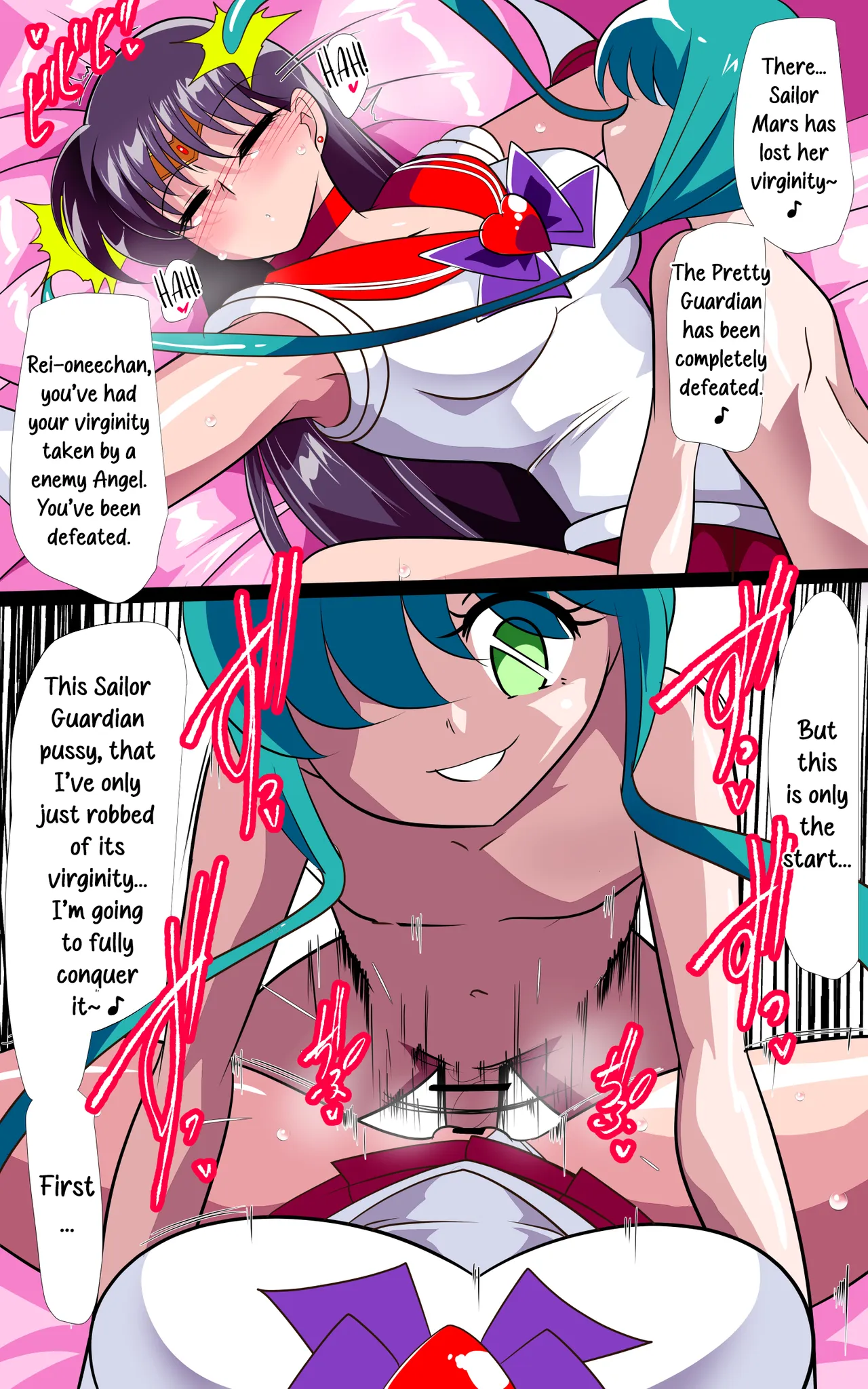 [Warabimochi] Kasei no Haiboku 2 Taiketsu! Rouraku Senyou Chinpo Zenpen | Defeat of Mars 2 Showdown With The Cock Customized For Persuasion Part 1 (Bishoujo Senshi Sailor Moon) [English] [Rinruririn] - Page 17
