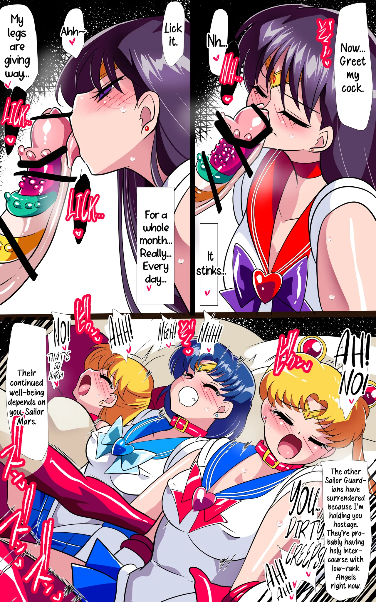[Warabimochi] Kasei no Haiboku 2 Taiketsu! Rouraku Senyou Chinpo Zenpen | Defeat of Mars 2 Showdown With The Cock Customized For Persuasion Part 1 (Bishoujo Senshi Sailor Moon) [English] [Rinruririn] - Page 32