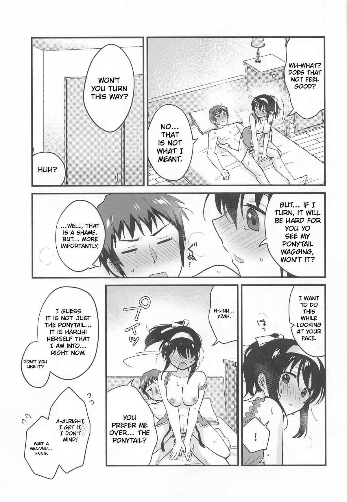 (C108) [Niwatoritowani (Taiki)] Amaete Ii wa yo  | It's ok to be spoiled a little (Suzumiya Haruhi no Yuuutsu) [English] [CCCdoujins Translations] - Page 22
