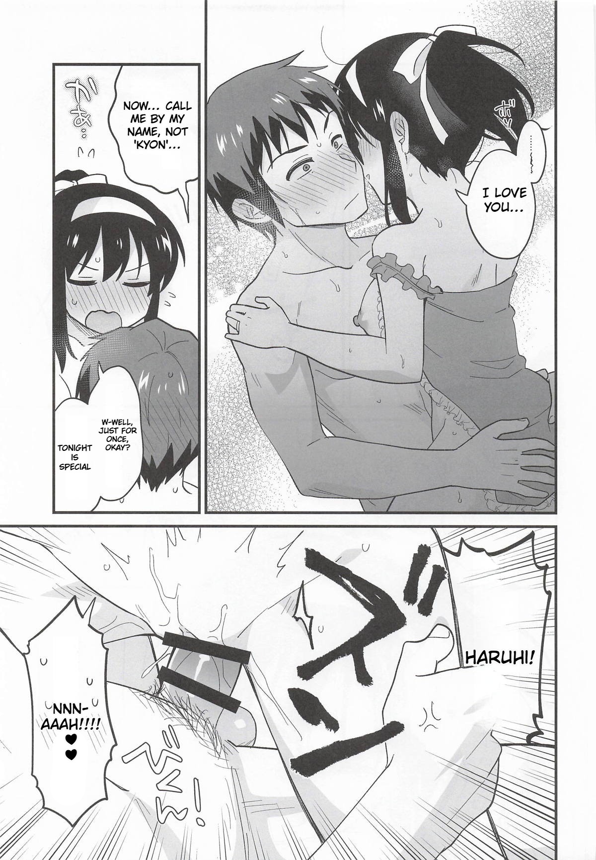 (C108) [Niwatoritowani (Taiki)] Amaete Ii wa yo  | It's ok to be spoiled a little (Suzumiya Haruhi no Yuuutsu) [English] [CCCdoujins Translations] - Page 26
