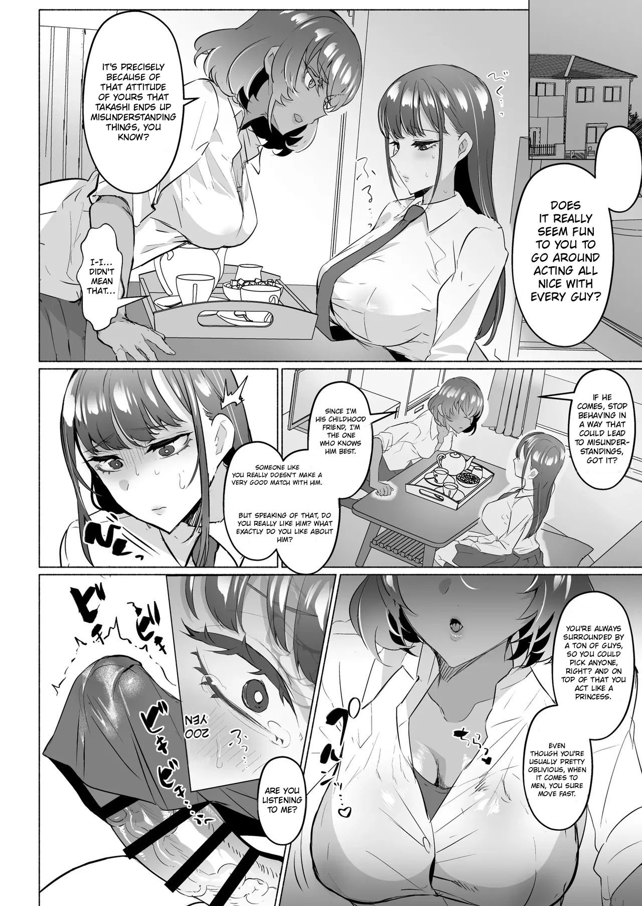 [Aburanabeshiki (puru)] Seiso Kanojo no Noumiso ga Nietagiru Futanari Kintama ni Okasarete Osananajimi kara Kaasan made Shuui no Mesu Subete Kuichirakasu Yarichin Osu ni Natteru... [English] [Digital] - Page 18